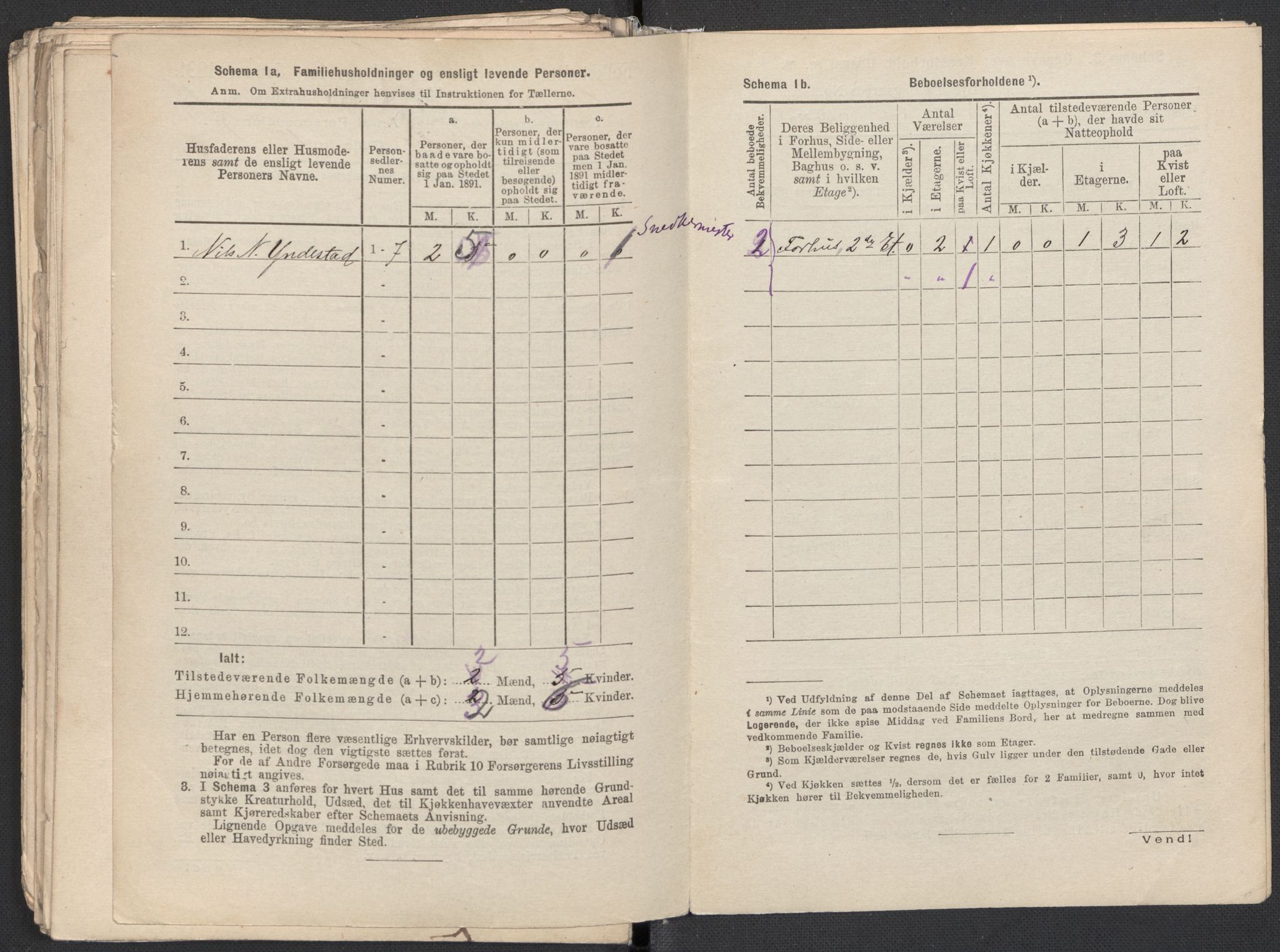 RA, 1891 Census for 1301 Bergen, 1891, p. 4279