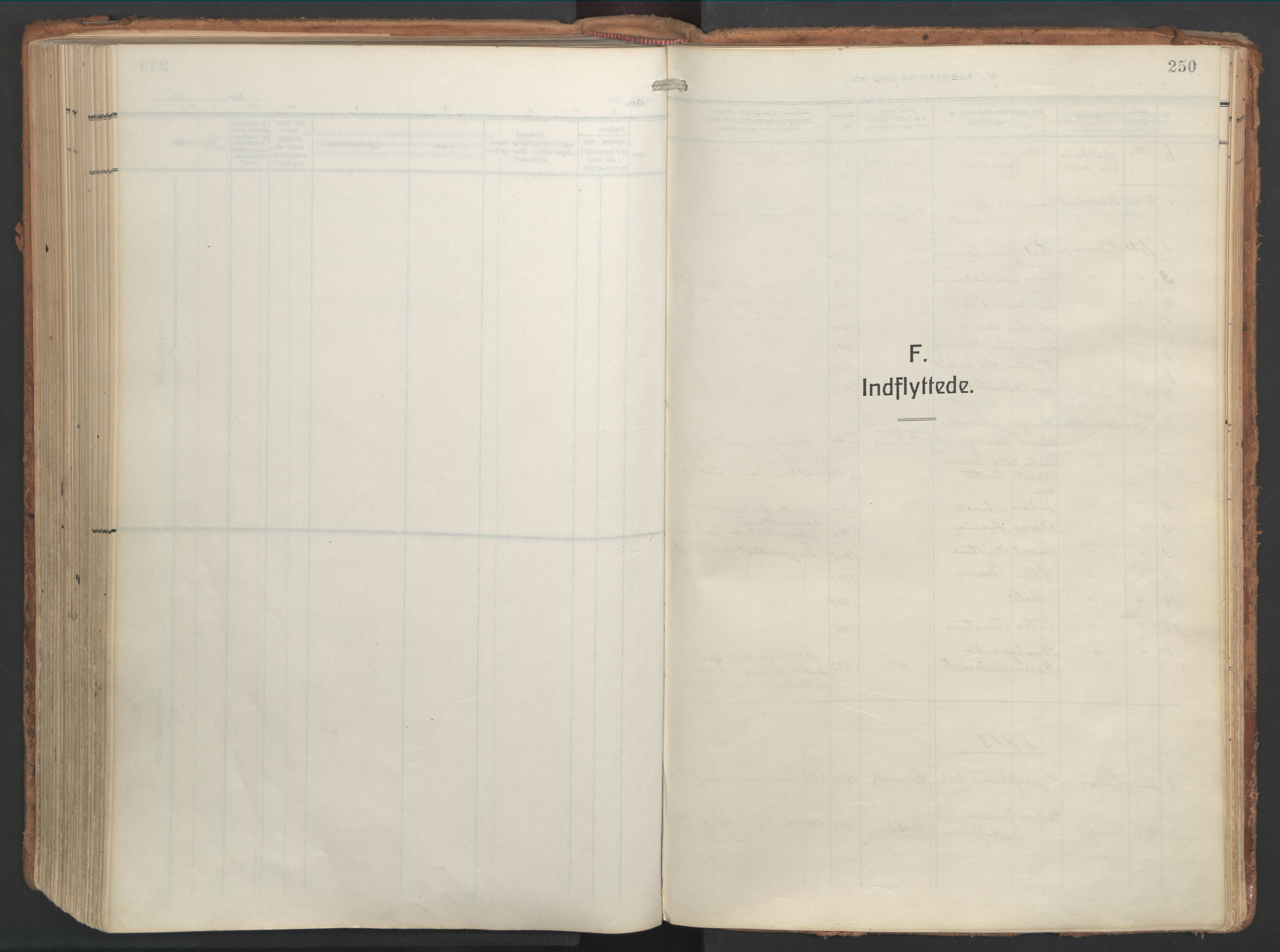 Ministerialprotokoller, klokkerbøker og fødselsregistre - Nordland, SAT/A-1459/841/L0614: Parish register (official) no. 841A17, 1911-1925, p. 250