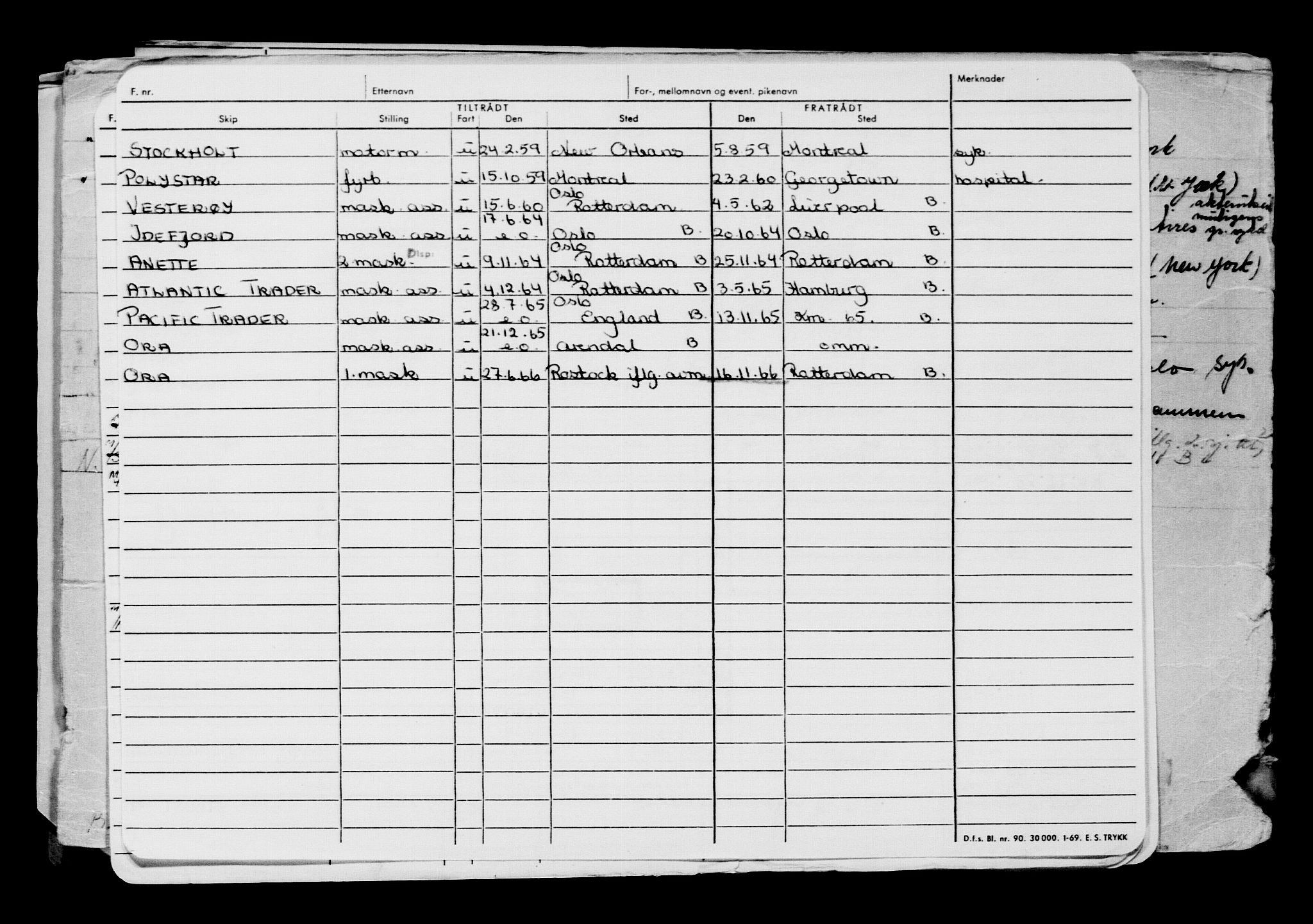 Direktoratet for sjømenn, AV/RA-S-3545/G/Gb/L0162: Hovedkort, 1918, p. 287