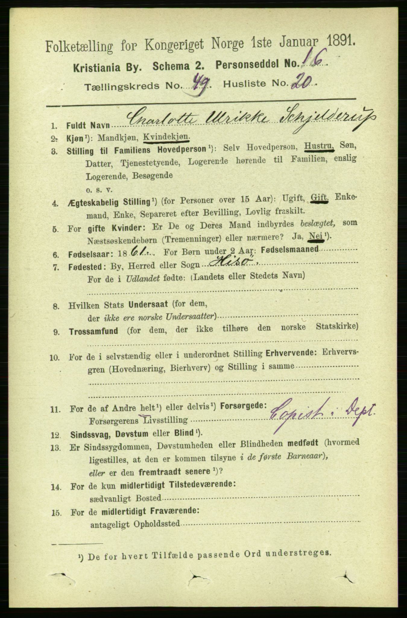 RA, 1891 census for 0301 Kristiania, 1891, p. 28760