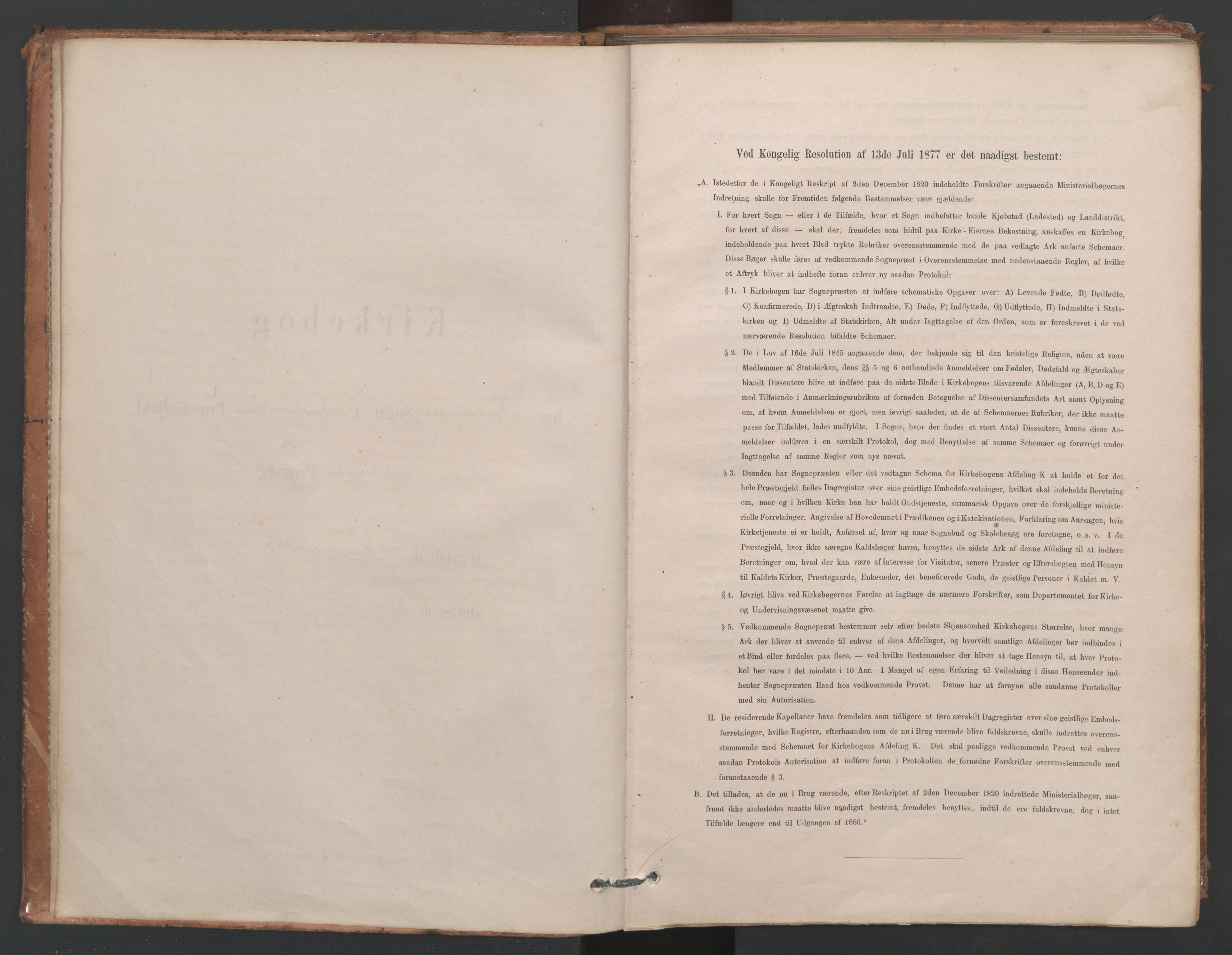 Ministerialprotokoller, klokkerbøker og fødselsregistre - Møre og Romsdal, AV/SAT-A-1454/593/L1034: Parish register (official) no. 593A01, 1879-1911