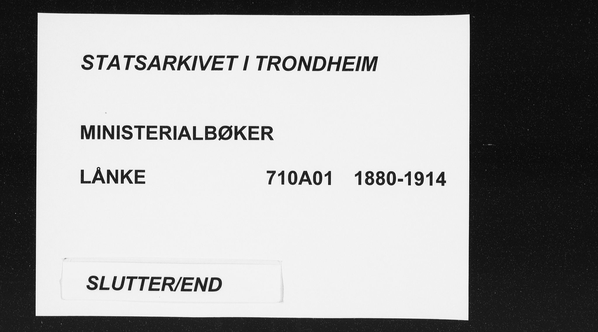 Ministerialprotokoller, klokkerbøker og fødselsregistre - Nord-Trøndelag, SAT/A-1458/710/L0095: Parish register (official) no. 710A01, 1880-1914