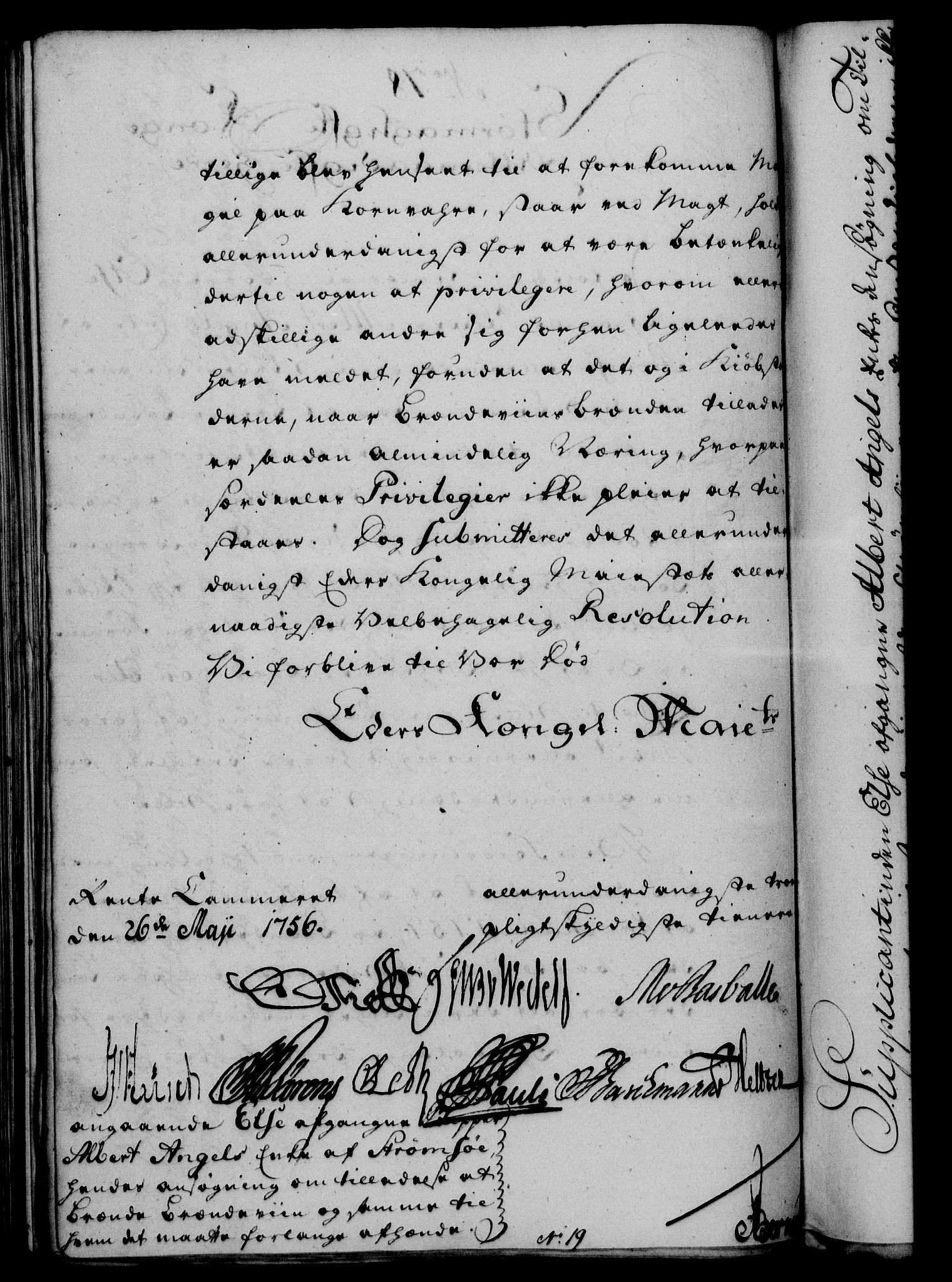 Rentekammeret, Kammerkanselliet, AV/RA-EA-3111/G/Gf/Gfa/L0041: Norsk relasjons- og resolusjonsprotokoll (merket RK 52.41), 1759, p. 436