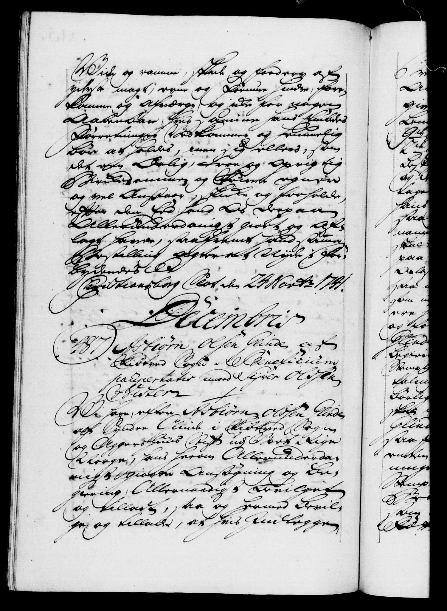 Danske Kanselli 1572-1799, AV/RA-EA-3023/F/Fc/Fca/Fcaa/L0032: Norske registre, 1741-1742, p. 315b