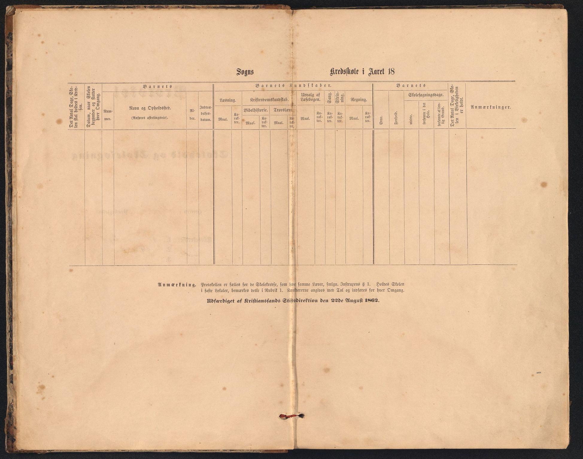 Søgne kommune - Ny Hellesund Krets, ARKSOR/1018SØ556/H/L0001: Skoleprotokoll (d), 1872-1923