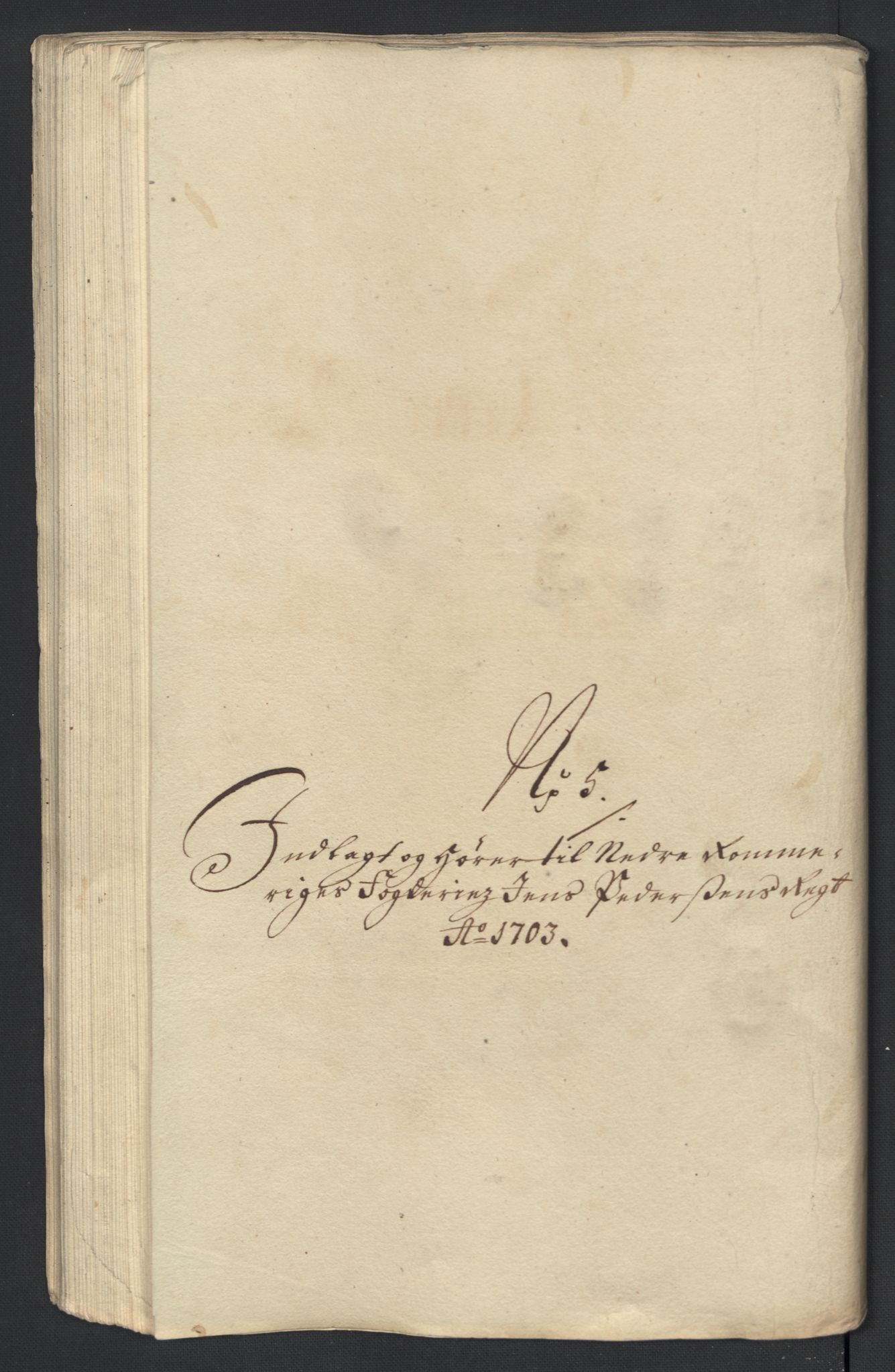 Rentekammeret inntil 1814, Reviderte regnskaper, Fogderegnskap, RA/EA-4092/R11/L0586: Fogderegnskap Nedre Romerike, 1703, p. 108