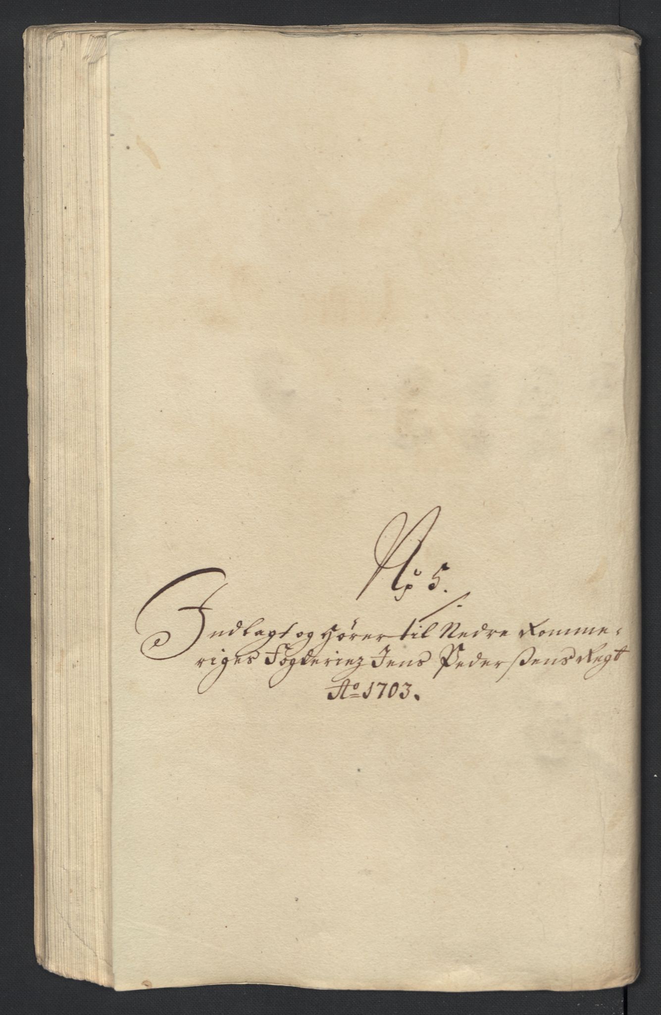 Rentekammeret inntil 1814, Reviderte regnskaper, Fogderegnskap, AV/RA-EA-4092/R11/L0586: Fogderegnskap Nedre Romerike, 1703, p. 108