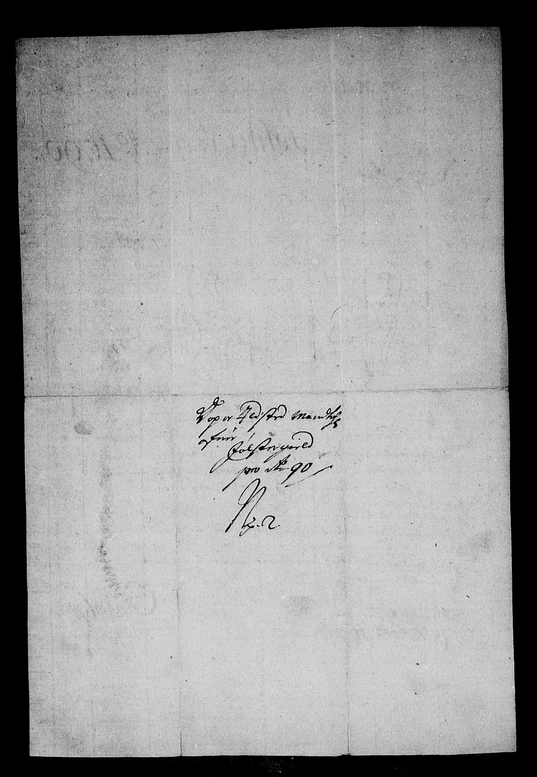 Rentekammeret inntil 1814, Reviderte regnskaper, Stiftamtstueregnskaper, Bergen stiftamt, AV/RA-EA-6043/R/Rc/L0093: Bergen stiftamt, 1690