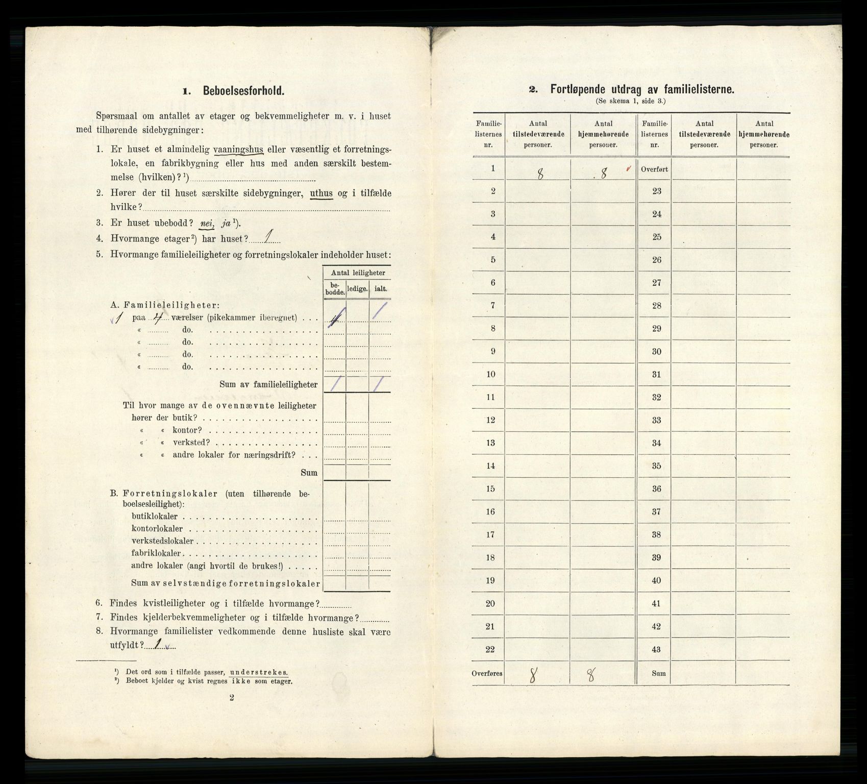 RA, 1910 census for Hamar, 1910, p. 32