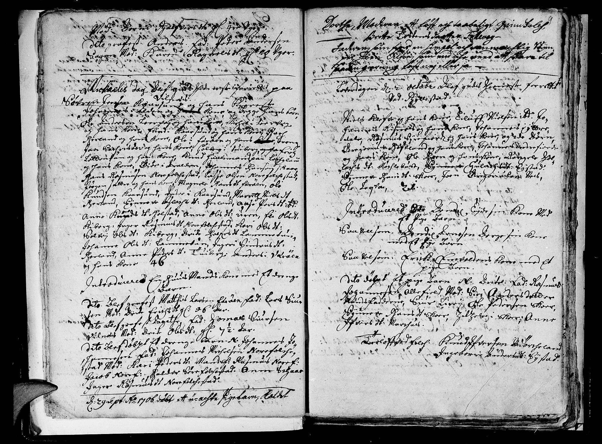 Askvoll sokneprestembete, SAB/A-79501/H/Haa/Haaa/L0001: Parish register (official) no. A 1, 1706-1711, p. 9