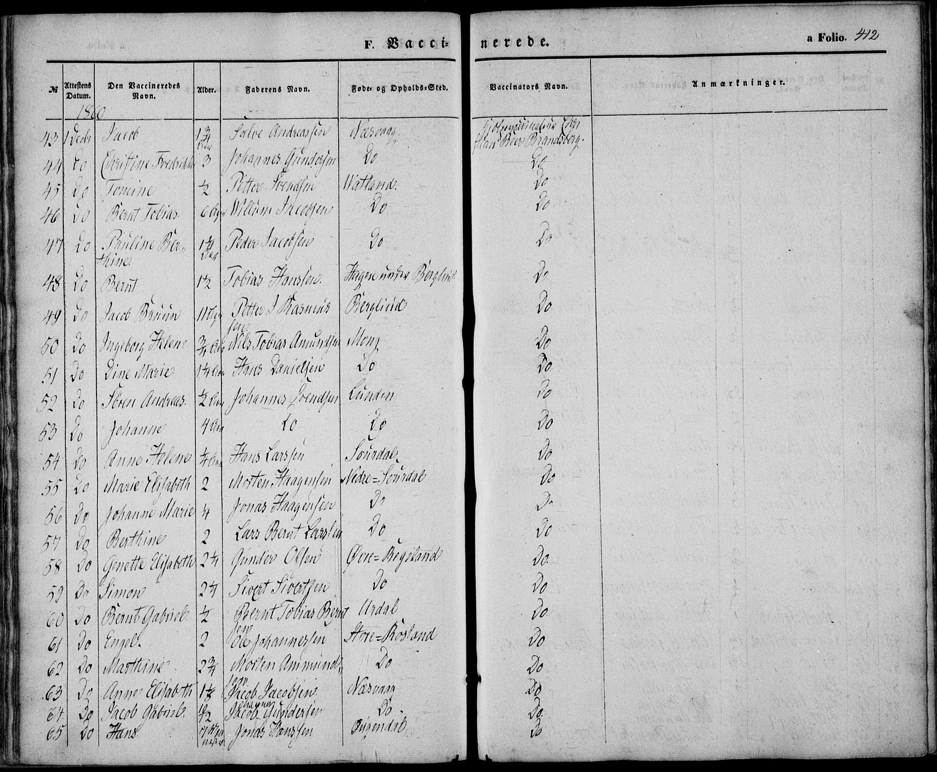 Sokndal sokneprestkontor, AV/SAST-A-101808: Parish register (official) no. A 9, 1857-1874, p. 412