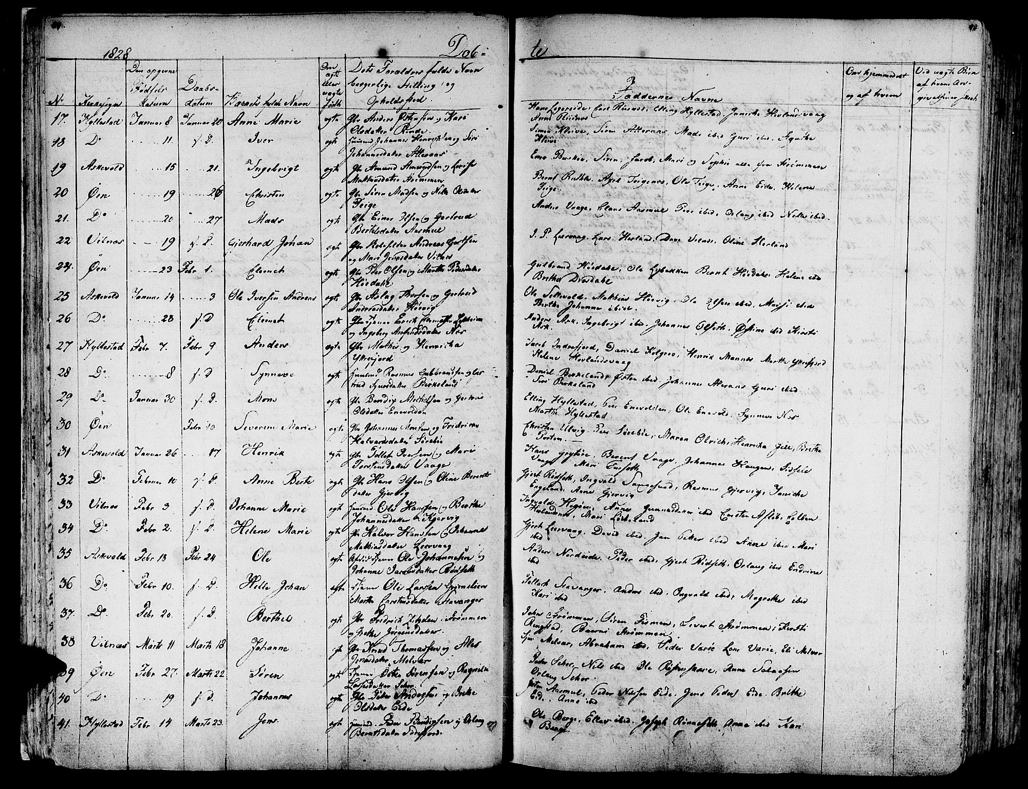 Askvoll sokneprestembete, SAB/A-79501/H/Haa/Haaa/L0010: Parish register (official) no. A 10, 1821-1844, p. 54-55