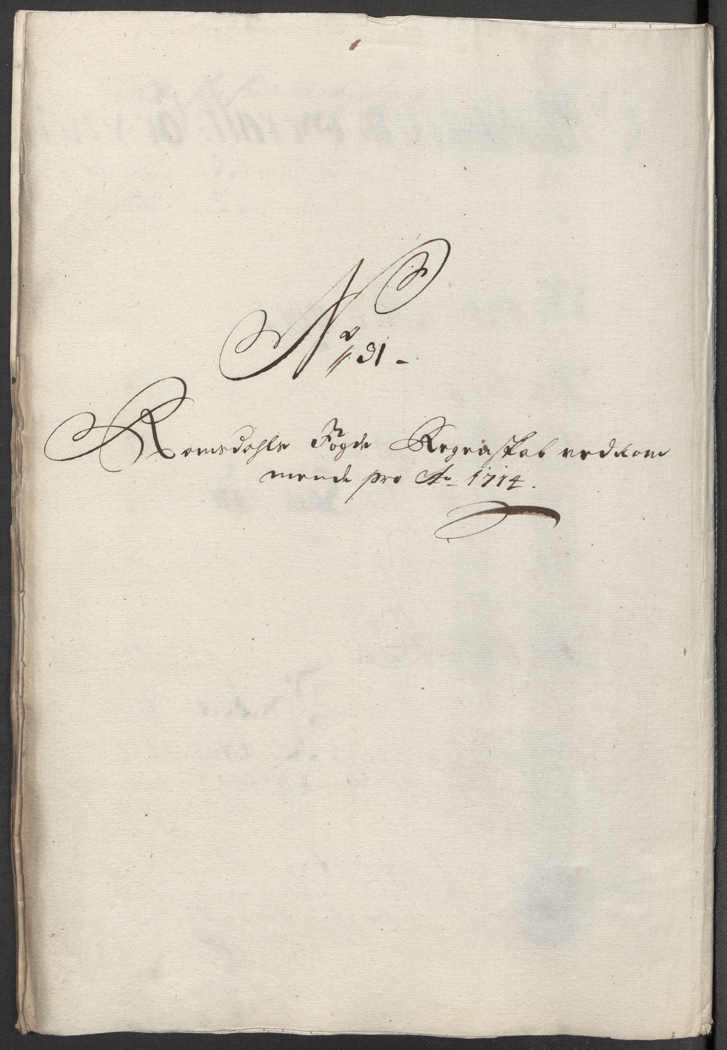 Rentekammeret inntil 1814, Reviderte regnskaper, Fogderegnskap, AV/RA-EA-4092/R55/L3662: Fogderegnskap Romsdal, 1713-1714, p. 461