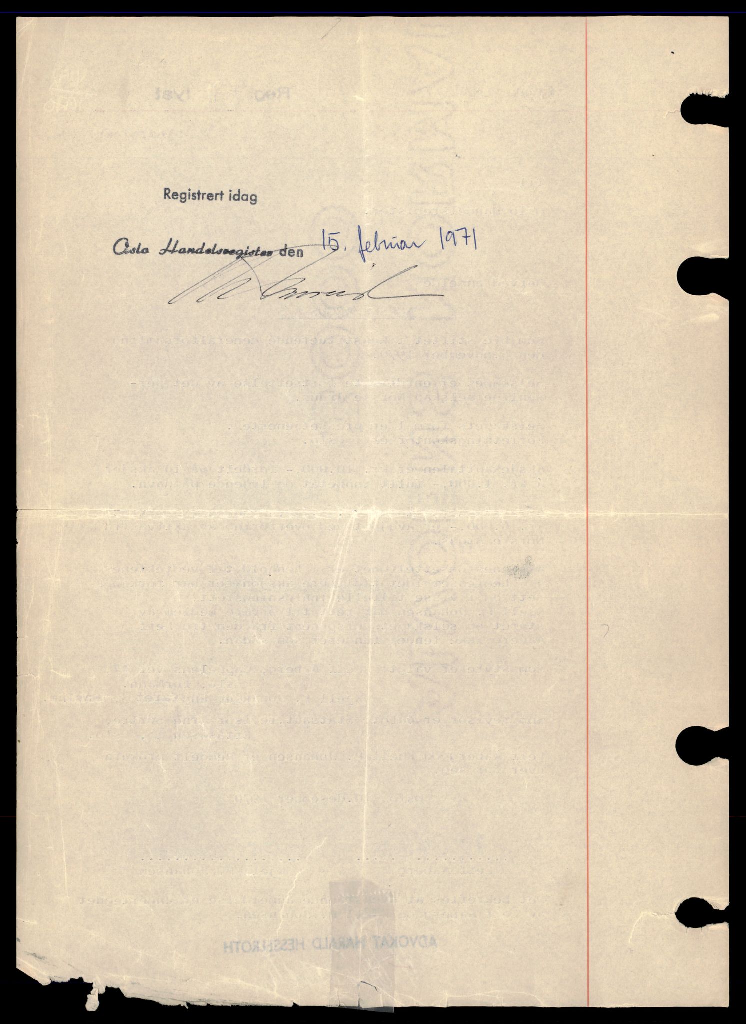 Oslo byfogd, Handelsregisteret, AV/SAT-A-10867/G/Gb/Gba/L0146: Aksjeselskap, Norske, 1944-1990