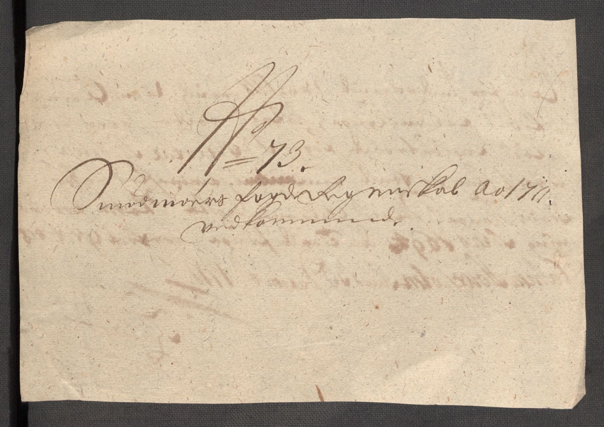 Rentekammeret inntil 1814, Reviderte regnskaper, Fogderegnskap, AV/RA-EA-4092/R54/L3564: Fogderegnskap Sunnmøre, 1711, p. 501