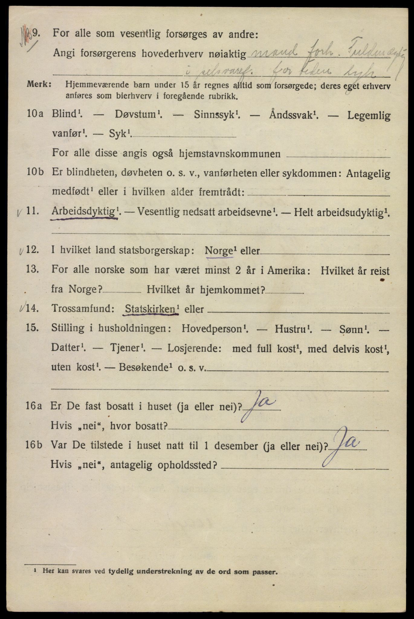 SAO, 1920 census for Kristiania, 1920, p. 354056