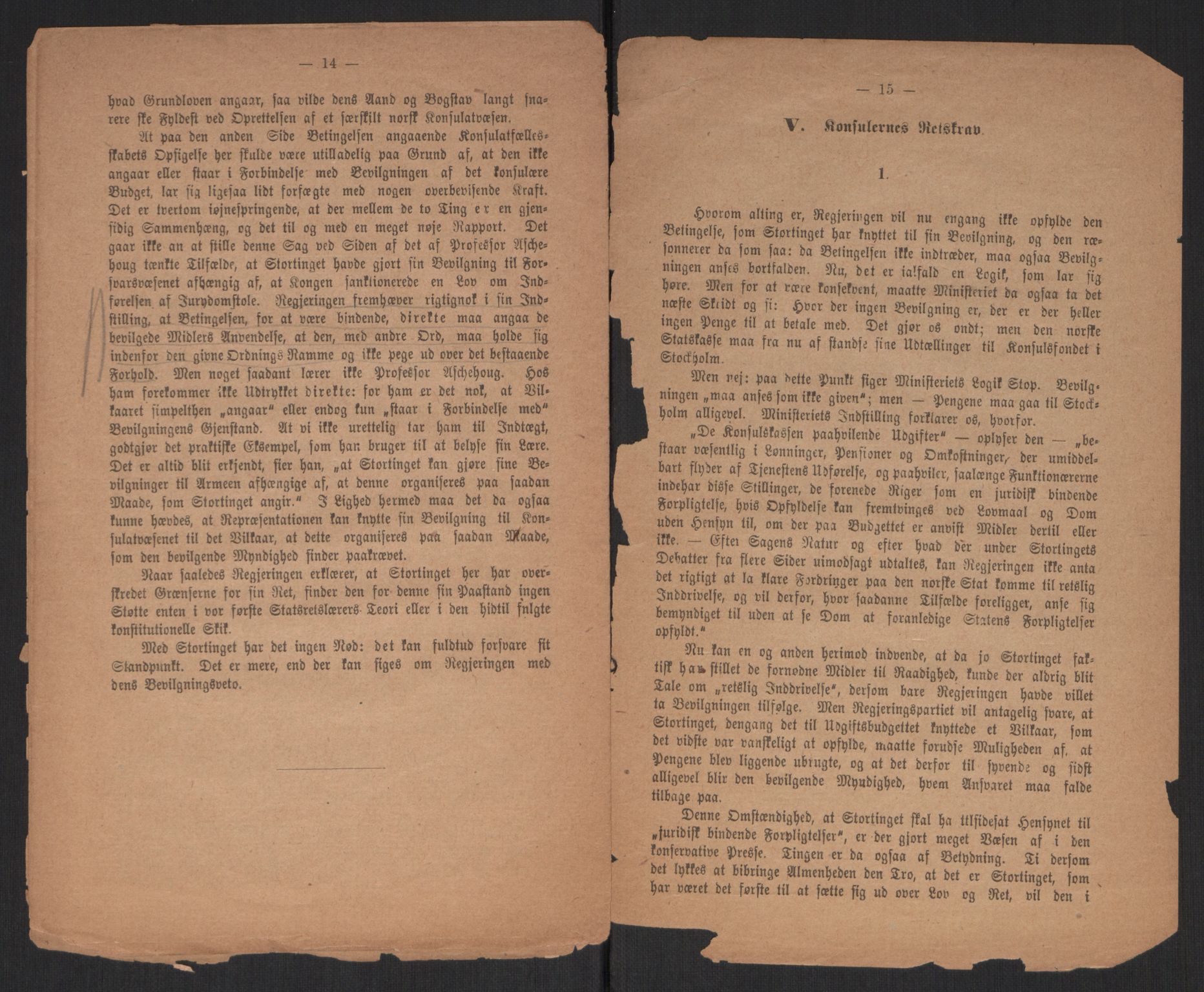 Venstres Hovedorganisasjon, RA/PA-0876/X/L0001: De eldste skrifter, 1860-1936, p. 628