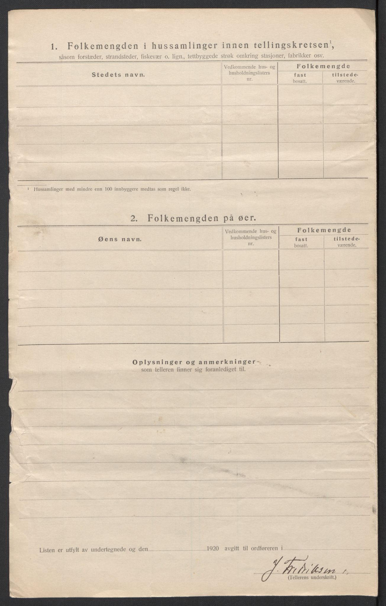 SAT, 1920 census for Sykkylven, 1920, p. 36