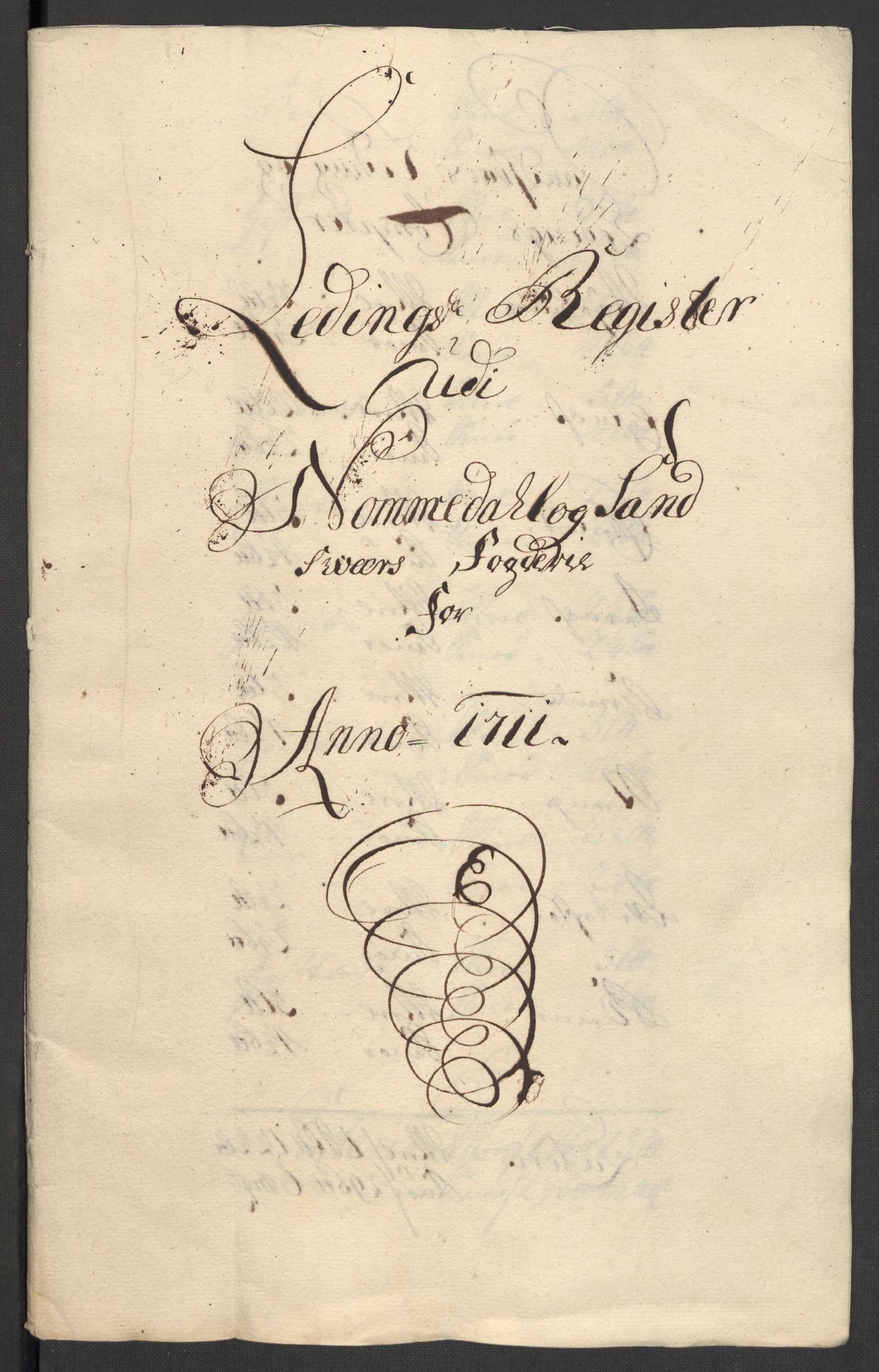 Rentekammeret inntil 1814, Reviderte regnskaper, Fogderegnskap, AV/RA-EA-4092/R24/L1586: Fogderegnskap Numedal og Sandsvær, 1711, p. 21