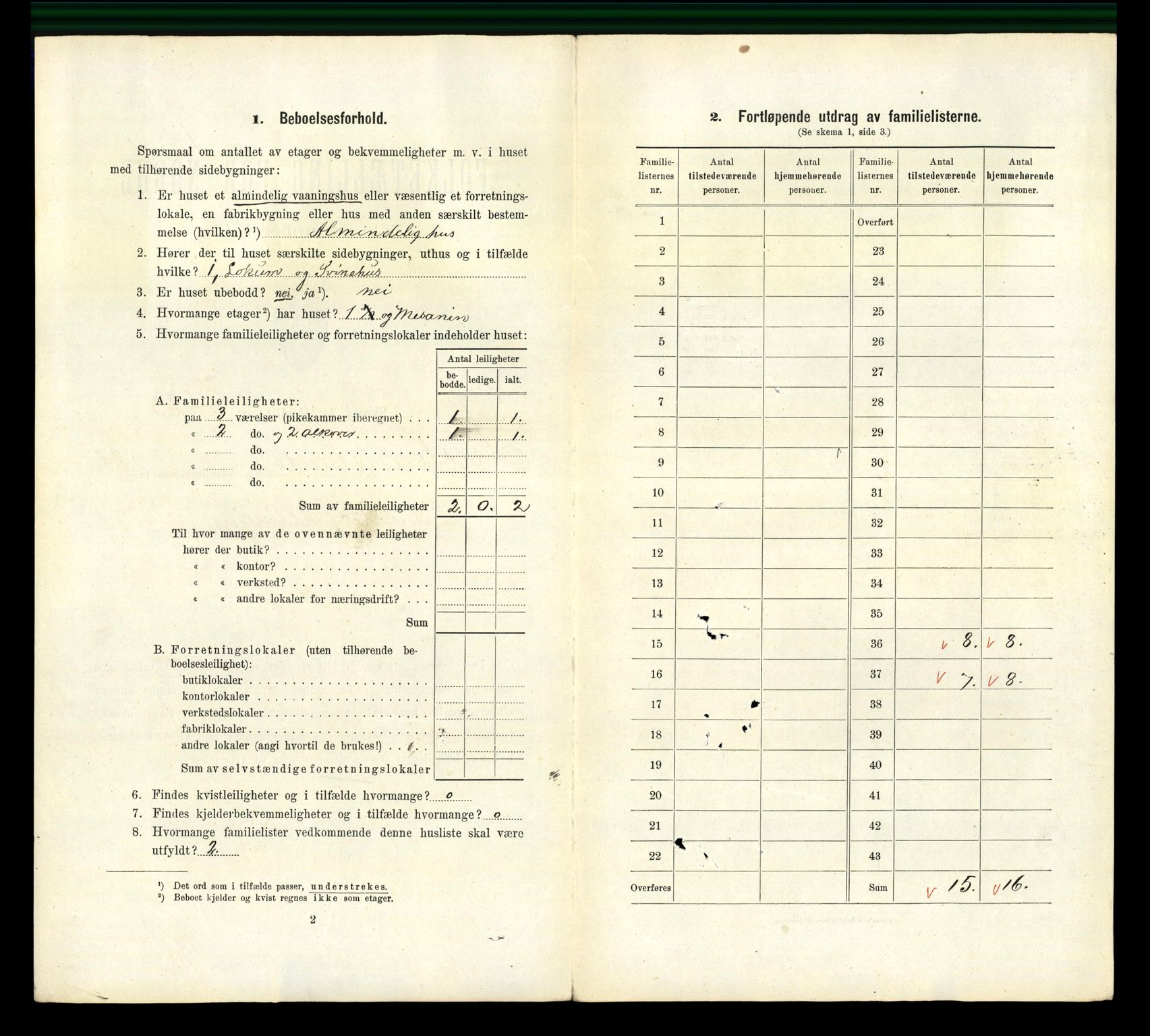 RA, 1910 census for Kristiansand, 1910, p. 9643