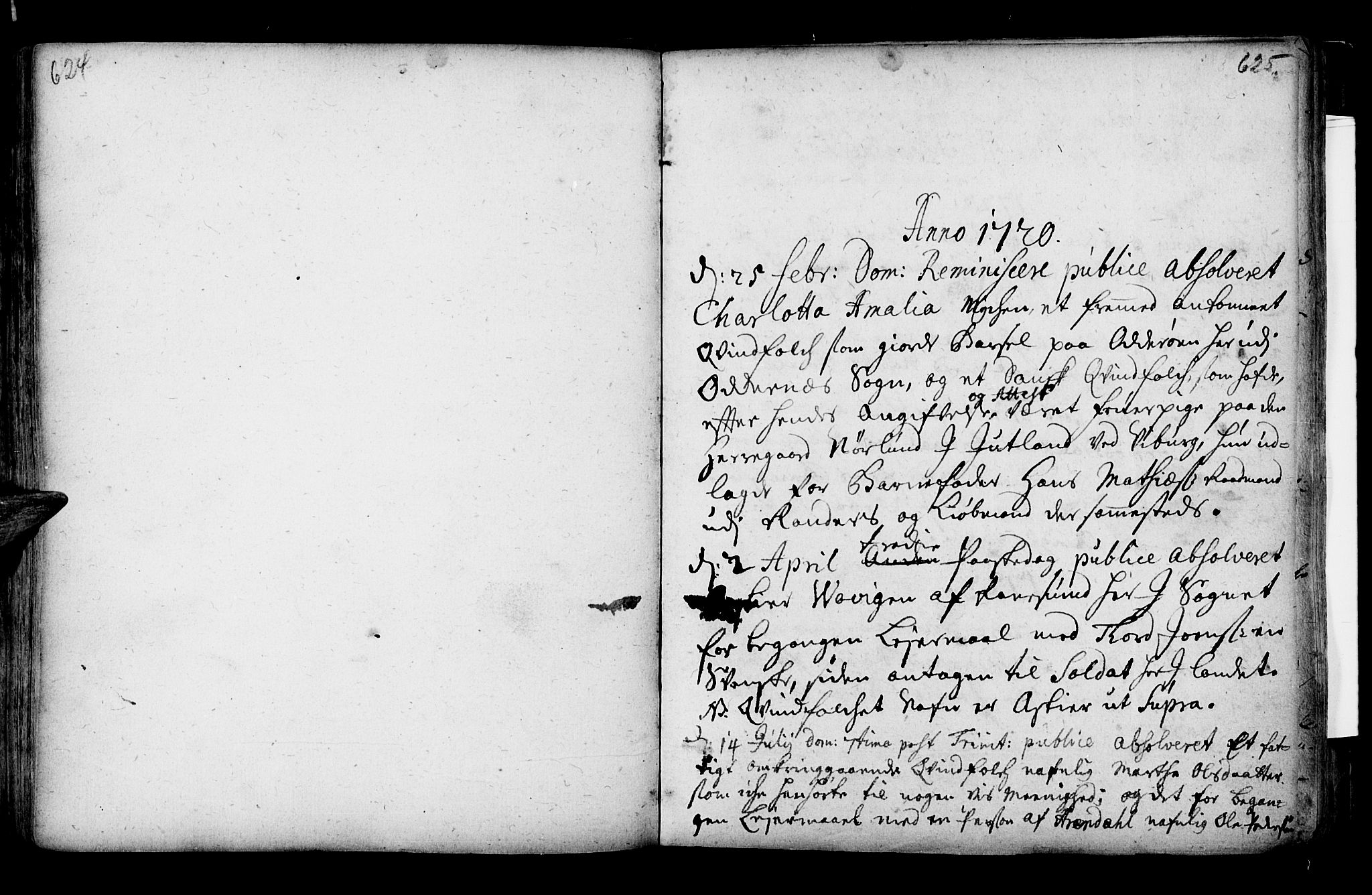 Oddernes sokneprestkontor, SAK/1111-0033/F/Fa/Faa/L0002: Parish register (official) no. A 2, 1719-1764, p. 624-625