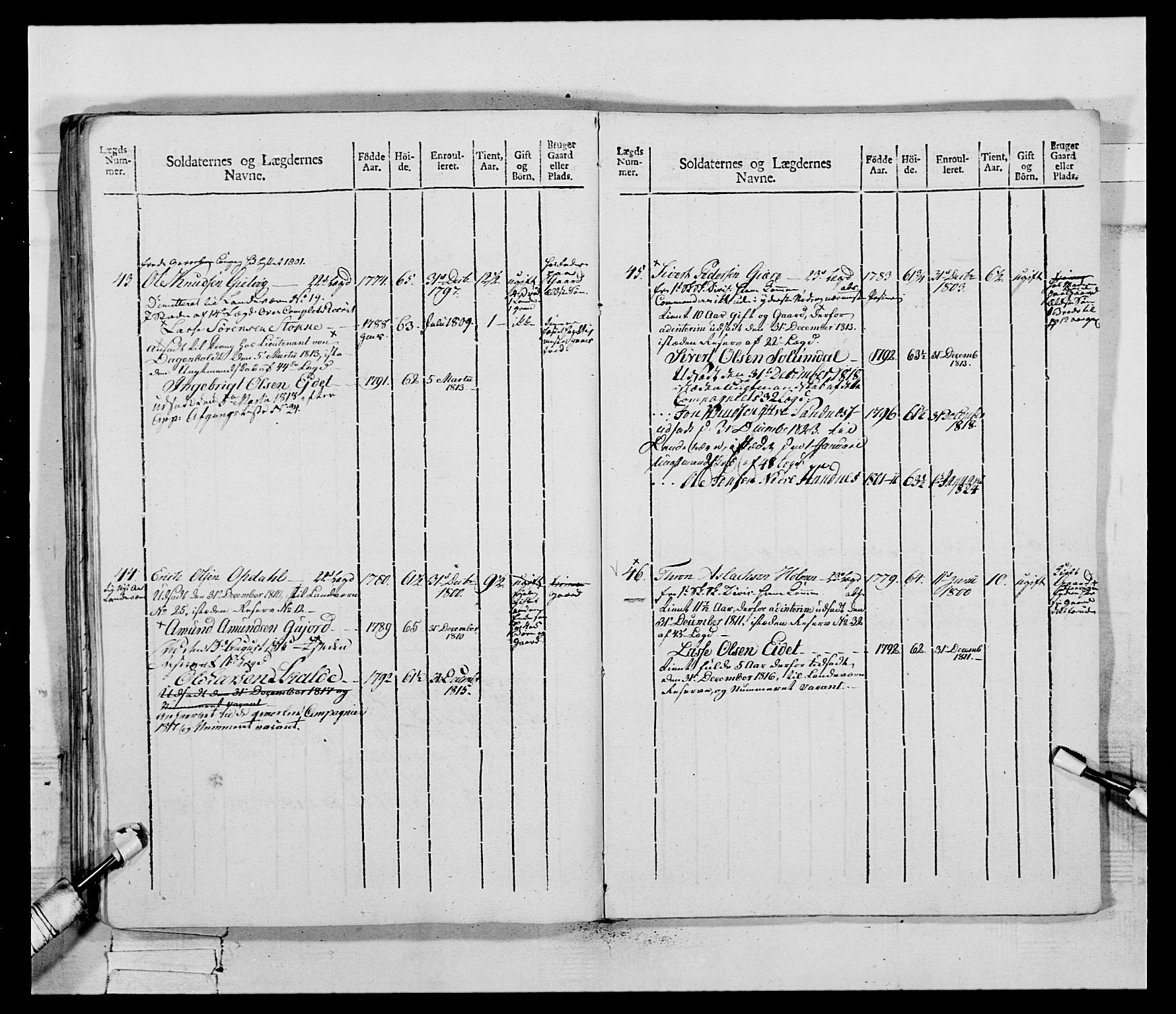 Generalitets- og kommissariatskollegiet, Det kongelige norske kommissariatskollegium, AV/RA-EA-5420/E/Eh/L0083b: 2. Trondheimske nasjonale infanteriregiment, 1810, p. 67