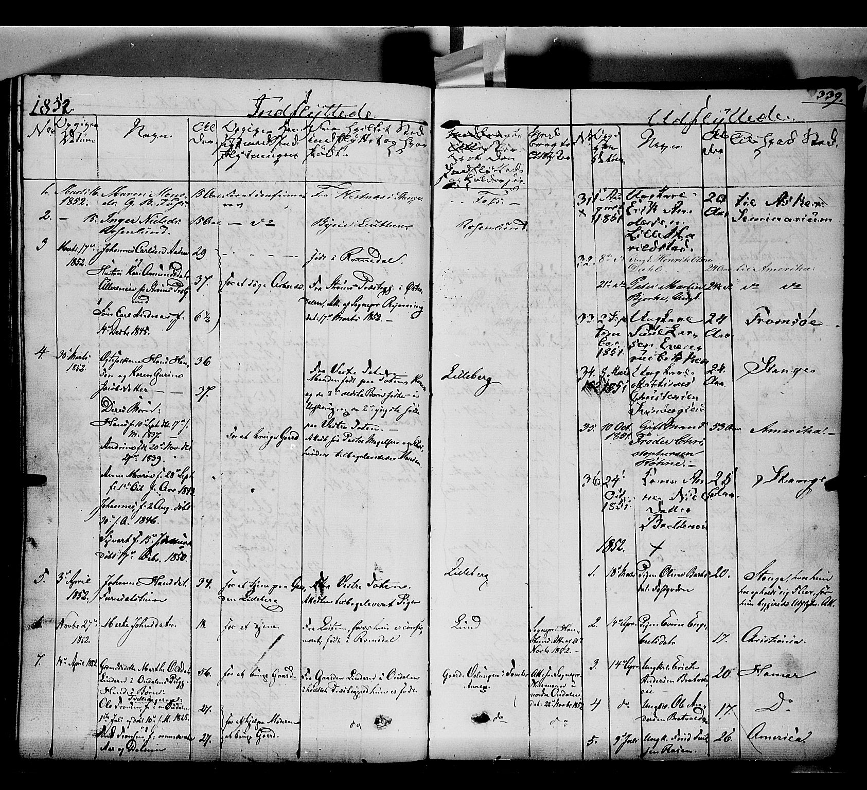 Romedal prestekontor, SAH/PREST-004/K/L0004: Parish register (official) no. 4, 1847-1861, p. 339