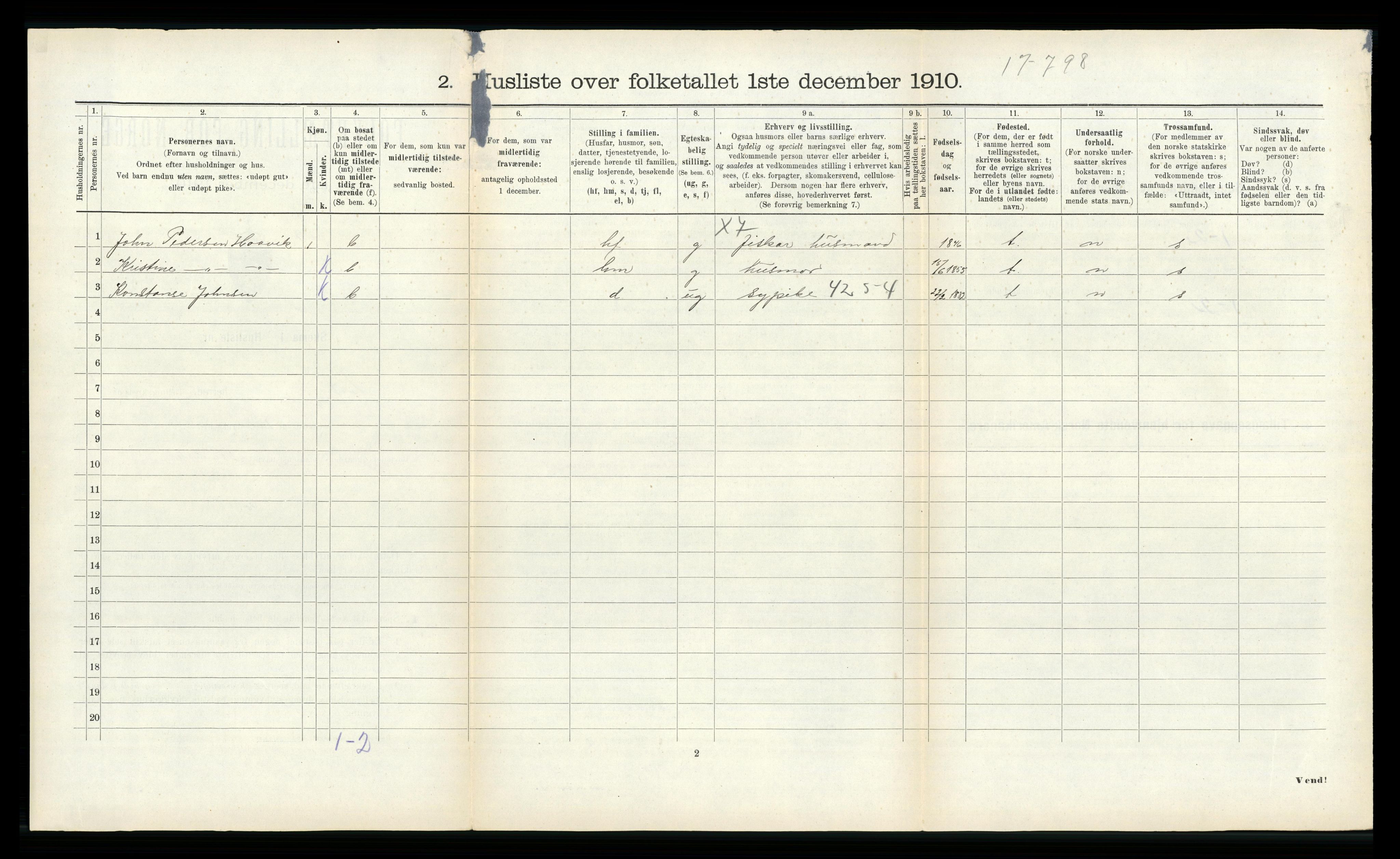 RA, 1910 census for Sør-Frøya, 1910, p. 211