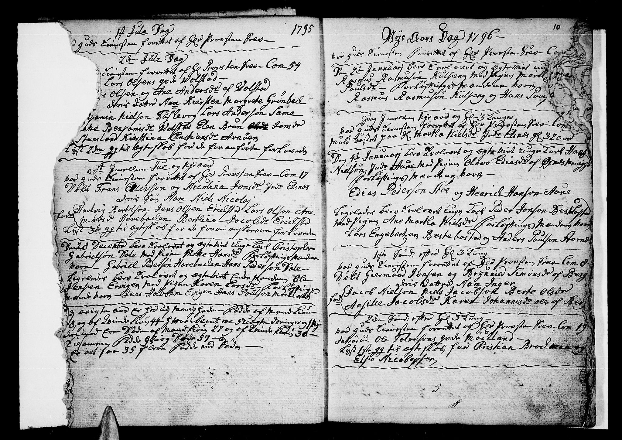 Trondenes sokneprestkontor, SATØ/S-1319/H/Hb/L0002klokker: Parish register (copy) no. 2, 1795-1818, p. 10