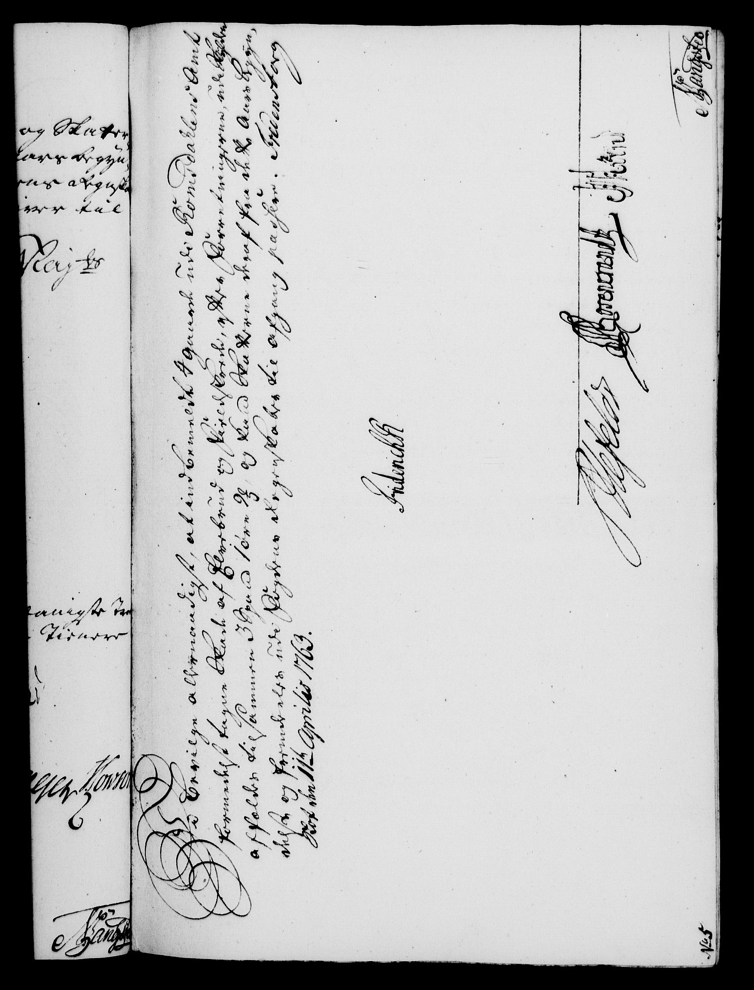 Rentekammeret, Kammerkanselliet, RA/EA-3111/G/Gf/Gfa/L0045: Norsk relasjons- og resolusjonsprotokoll (merket RK 52.45), 1763, p. 167