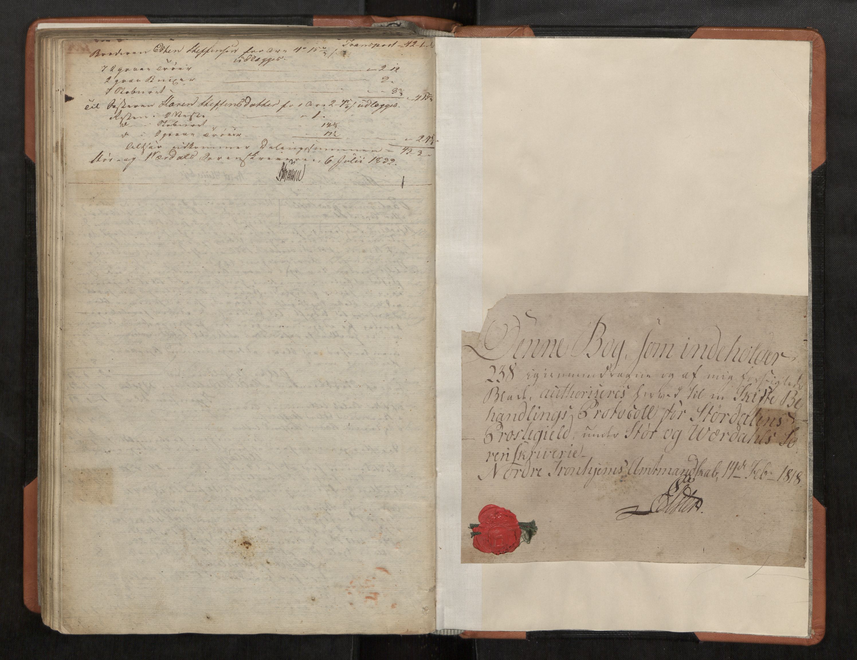 Stjør- og Verdal sorenskriveri, AV/SAT-A-4167/1/3/3A/L0026: Skifteprotokoll 21, 1818-1832