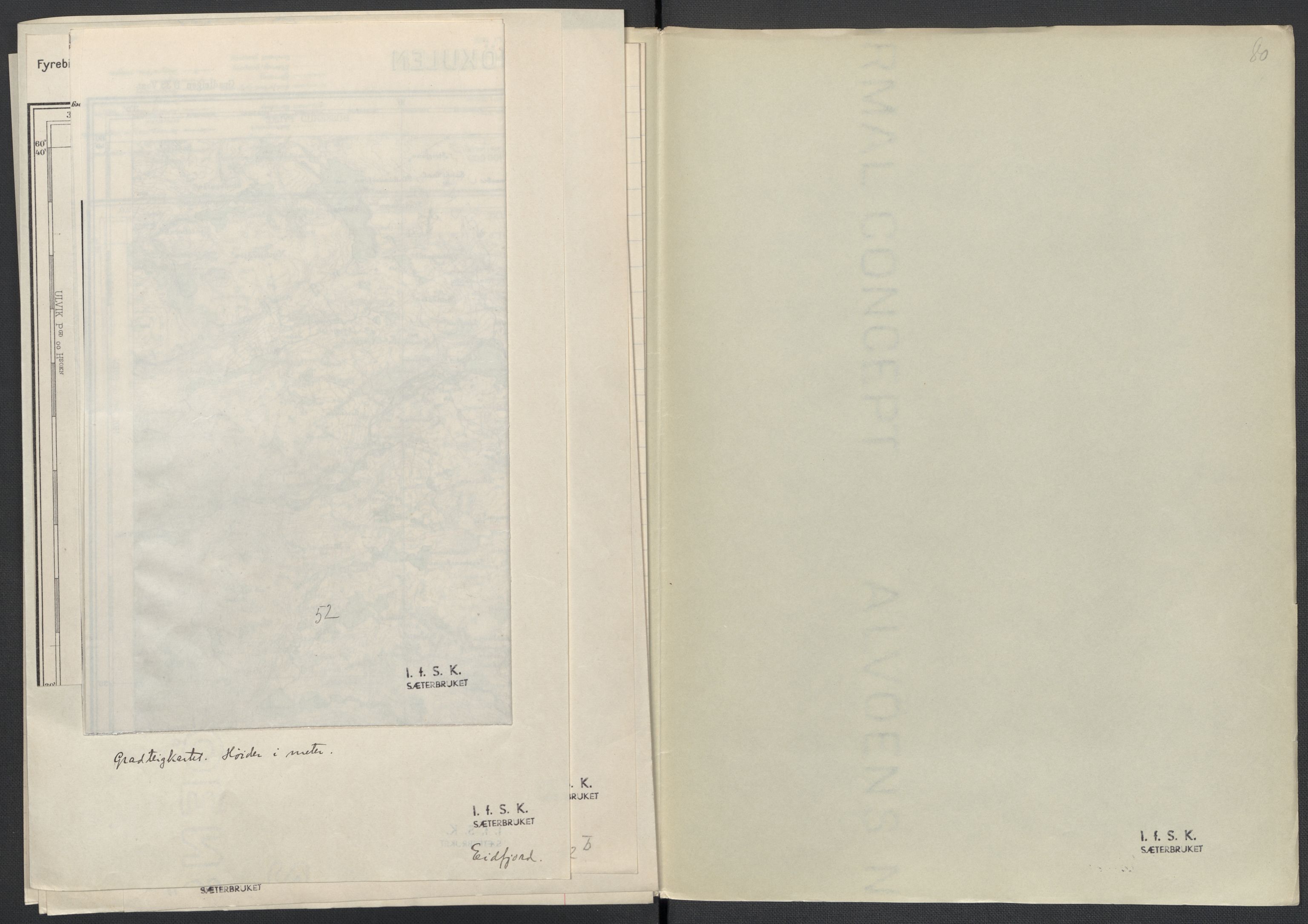 Instituttet for sammenlignende kulturforskning, AV/RA-PA-0424/F/Fc/L0010/0003: Eske B10: / Hordaland (perm XXVII), 1933-1936, p. 80