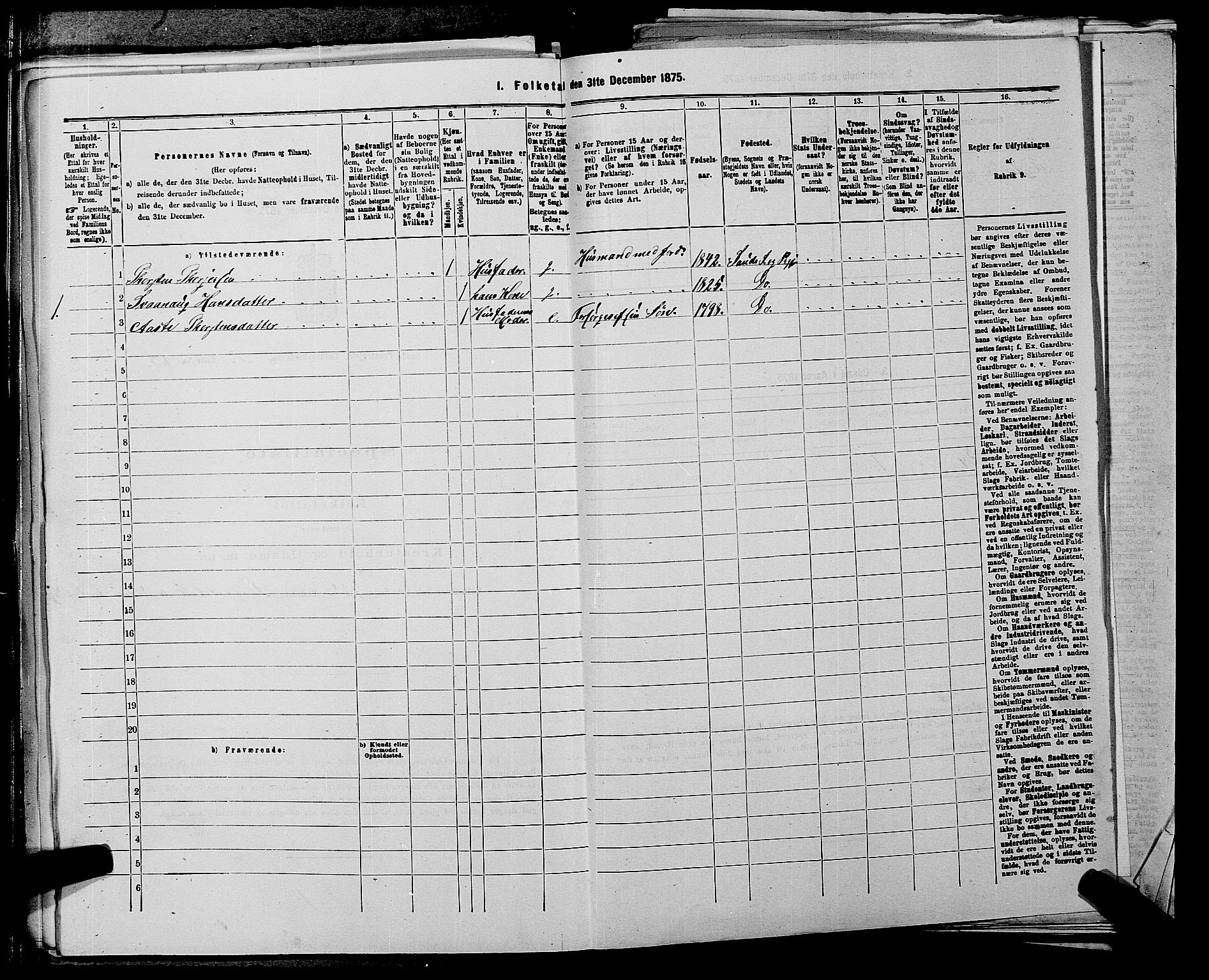 SAKO, 1875 census for 0822P Sauherad, 1875, p. 679