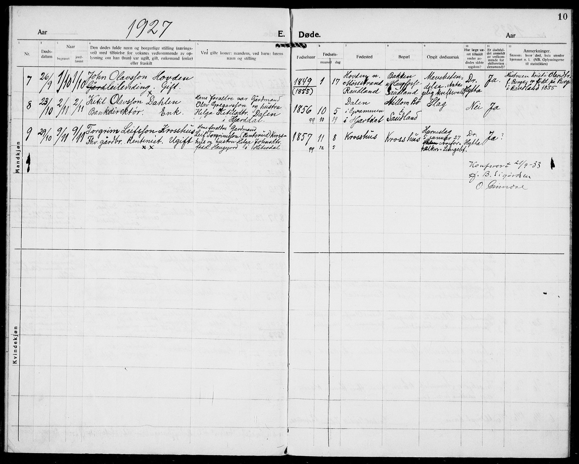 Hjartdal kirkebøker, SAKO/A-270/F/Fb/L0002: Parish register (official) no. II 2, 1880-1932, p. 10