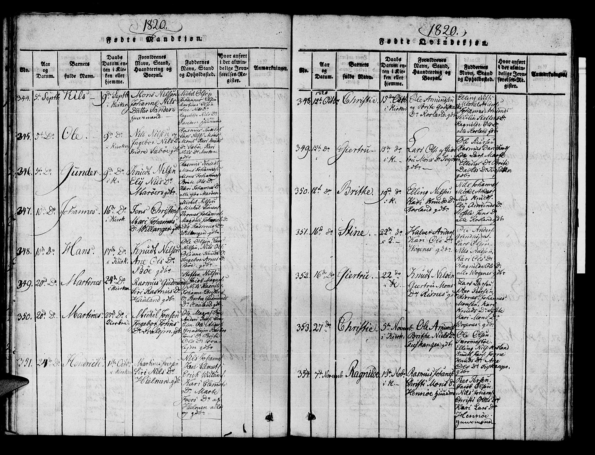 Manger sokneprestembete, SAB/A-76801/H/Haa: Parish register (official) no. A 3, 1816-1824, p. 51