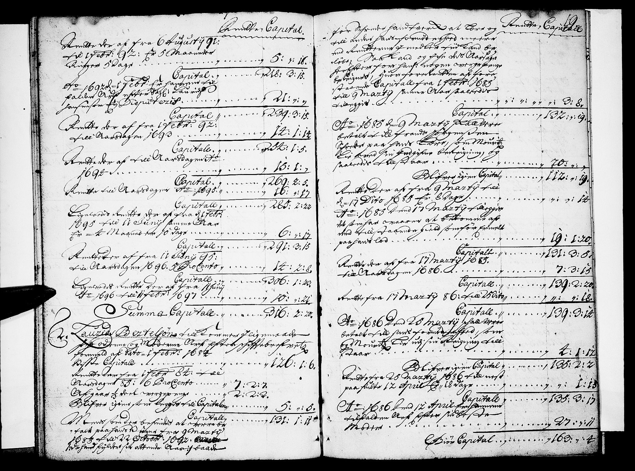 Christiania byfogd, AV/SAO-A-11543/F/Fb/L0025: Tingbok, 1697, p. 18b-19a