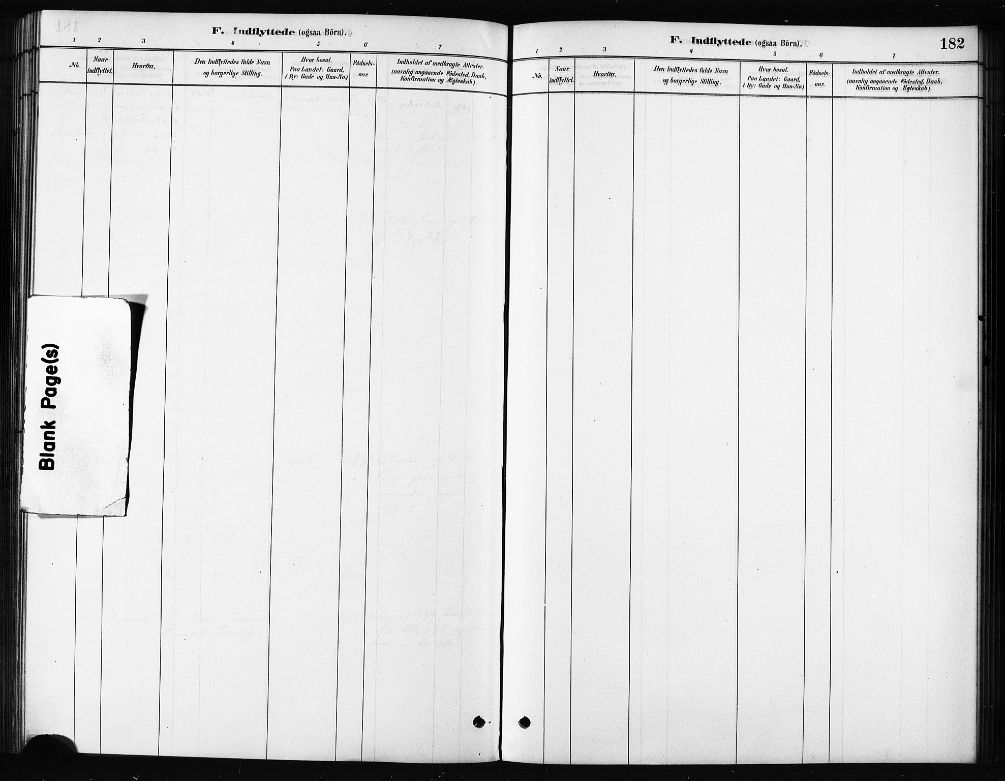 Karlsøy sokneprestembete, AV/SATØ-S-1299/H/Ha/Haa/L0011kirke: Parish register (official) no. 11, 1879-1892, p. 182