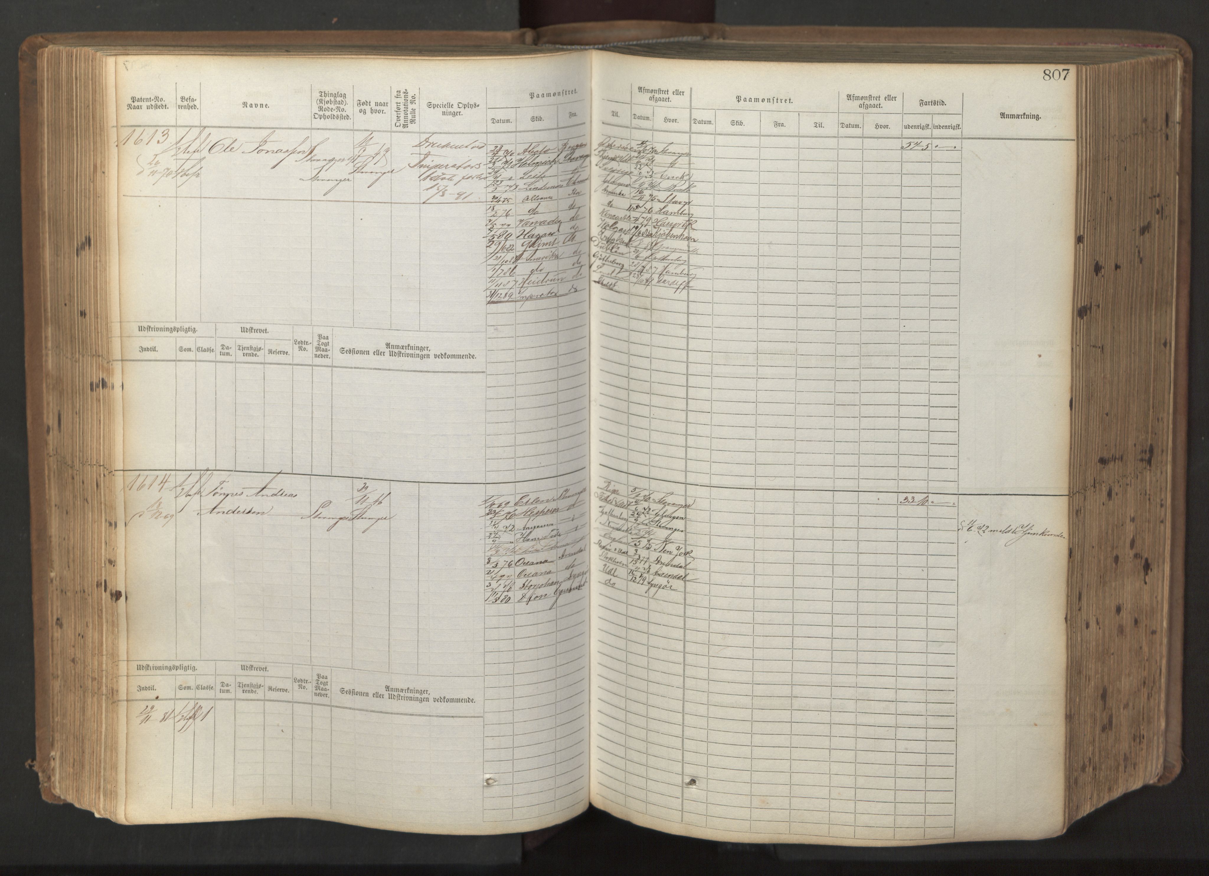 Stavanger sjømannskontor, AV/SAST-A-102006/F/Fb/Fbb/L0017: Sjøfartshovedrulle patnentnr. 1203-2402 (dublett), 1869, p. 210