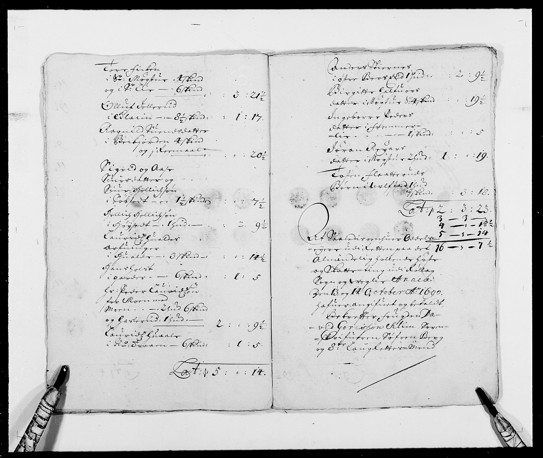 Rentekammeret inntil 1814, Reviderte regnskaper, Fogderegnskap, AV/RA-EA-4092/R24/L1573: Fogderegnskap Numedal og Sandsvær, 1687-1691, p. 438