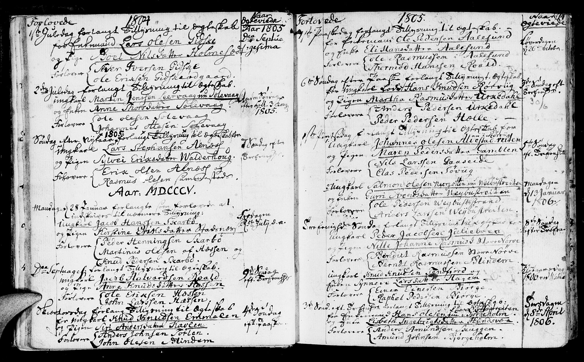 Ministerialprotokoller, klokkerbøker og fødselsregistre - Møre og Romsdal, AV/SAT-A-1454/528/L0394: Parish register (official) no. 528A05, 1801-1826, p. 13