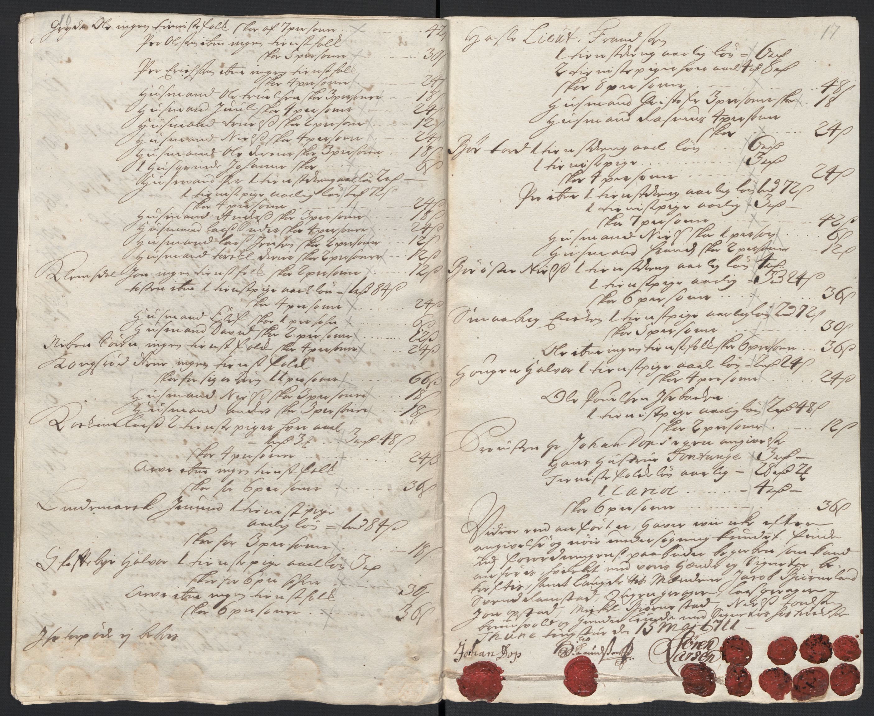 Rentekammeret inntil 1814, Reviderte regnskaper, Fogderegnskap, AV/RA-EA-4092/R04/L0136: Fogderegnskap Moss, Onsøy, Tune, Veme og Åbygge, 1711, p. 375