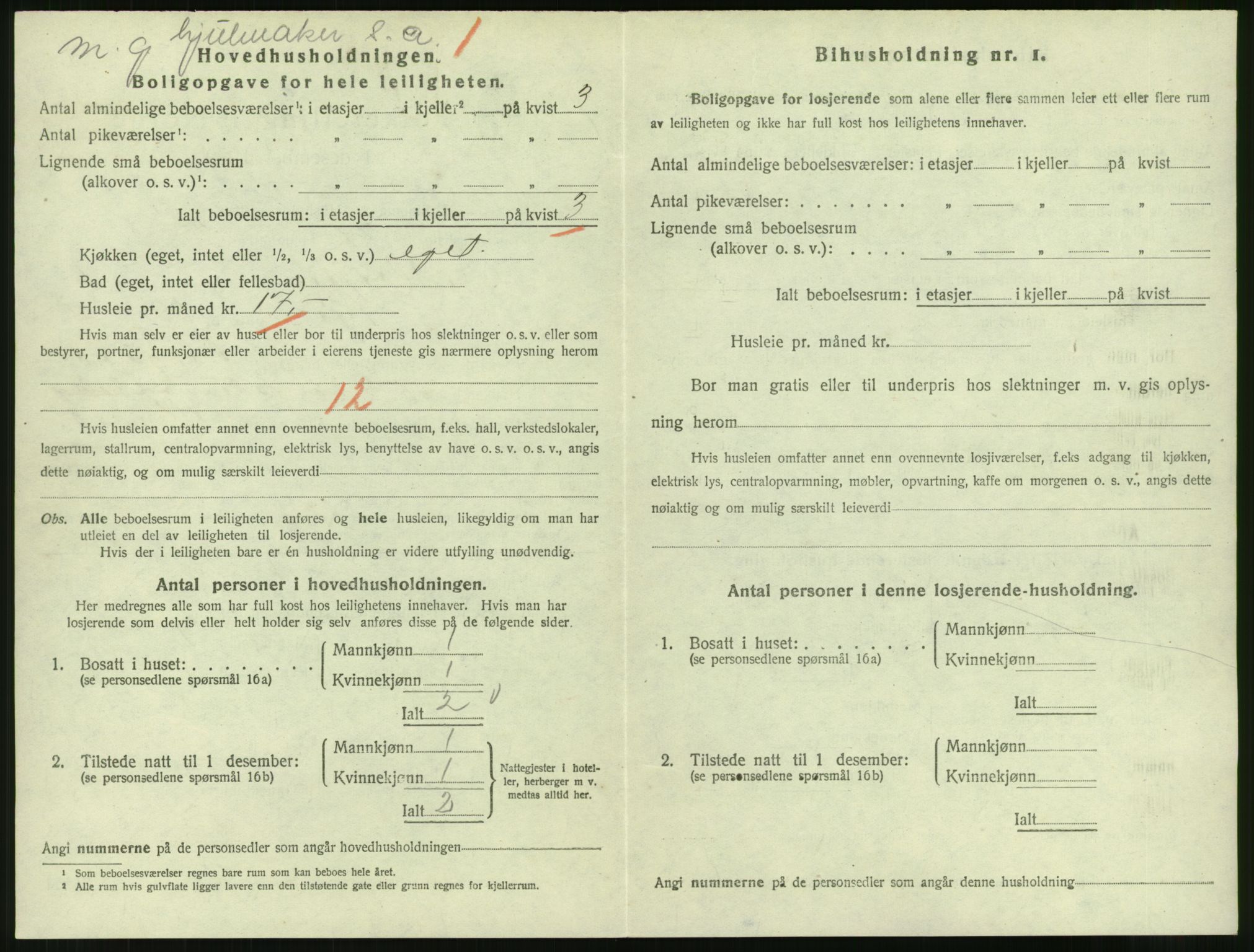 SAT, 1920 census for Mosjøen, 1920, p. 1667