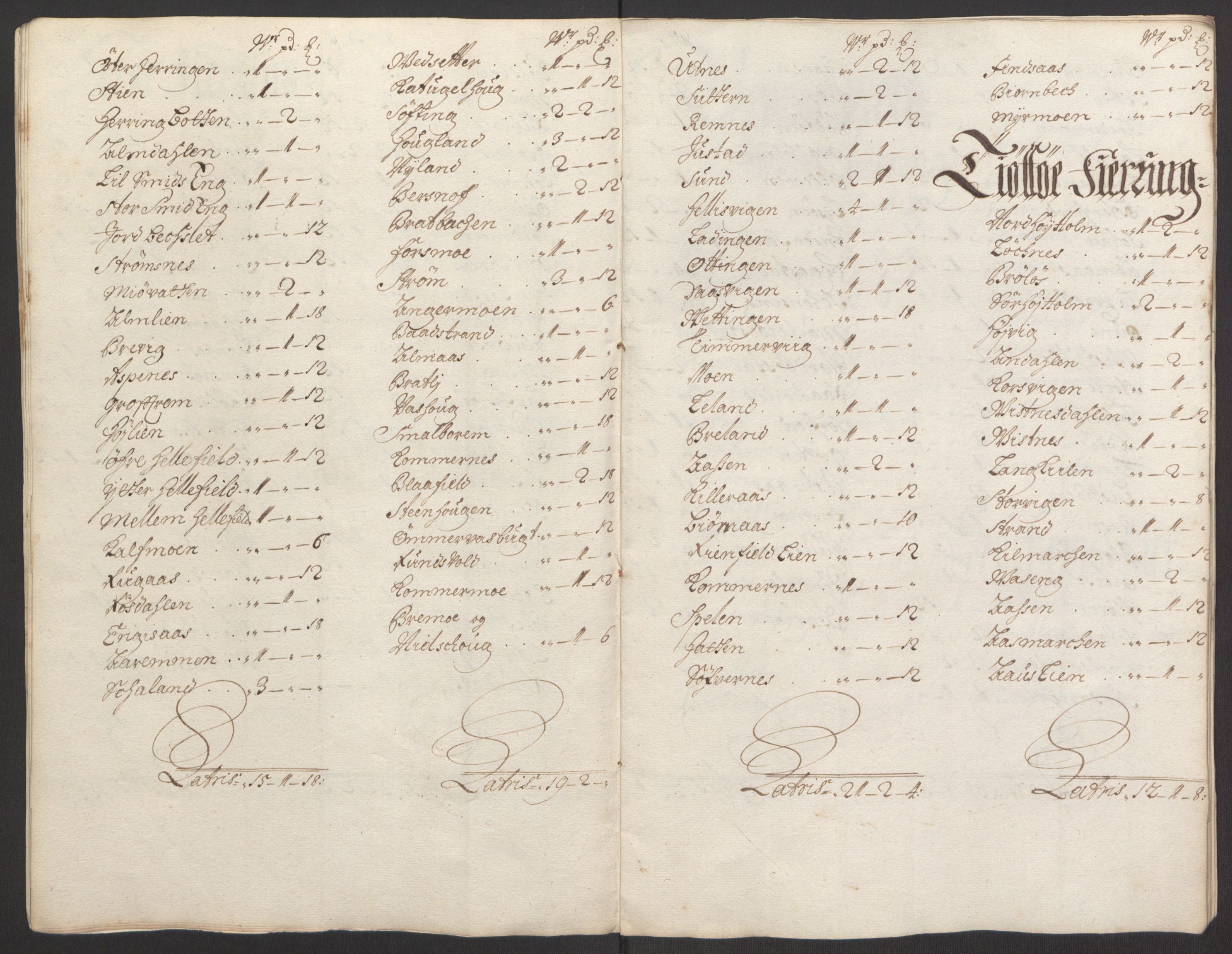 Rentekammeret inntil 1814, Reviderte regnskaper, Fogderegnskap, AV/RA-EA-4092/R65/L4505: Fogderegnskap Helgeland, 1693-1696, p. 368