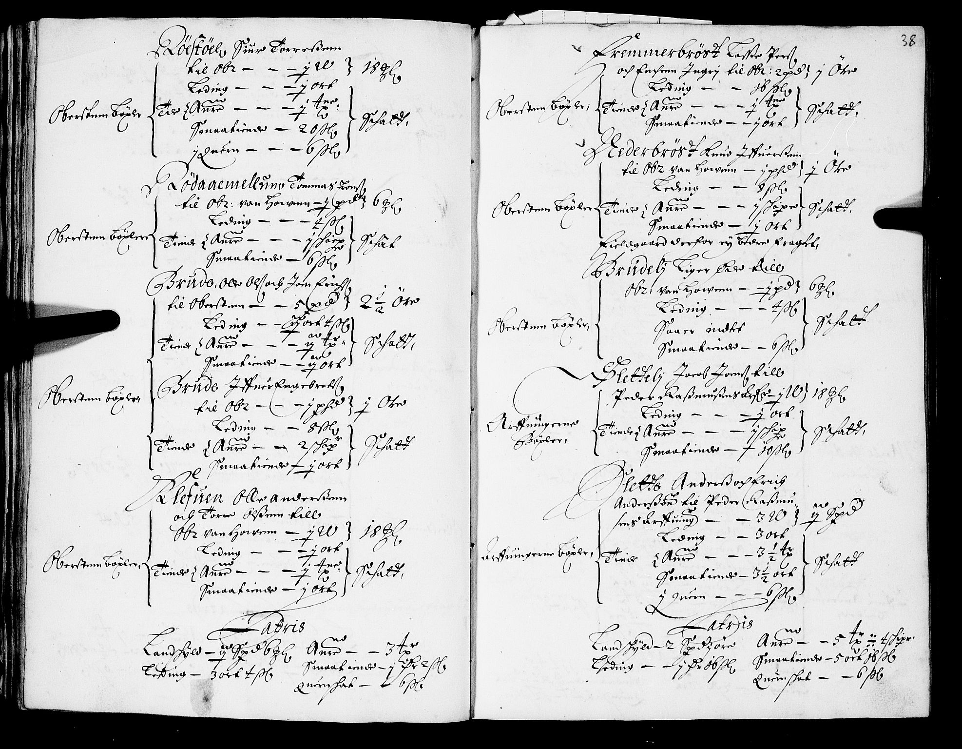 Rentekammeret inntil 1814, Realistisk ordnet avdeling, RA/EA-4070/N/Nb/Nba/L0048: Romsdal fogderi, 1669, p. 37b-38a