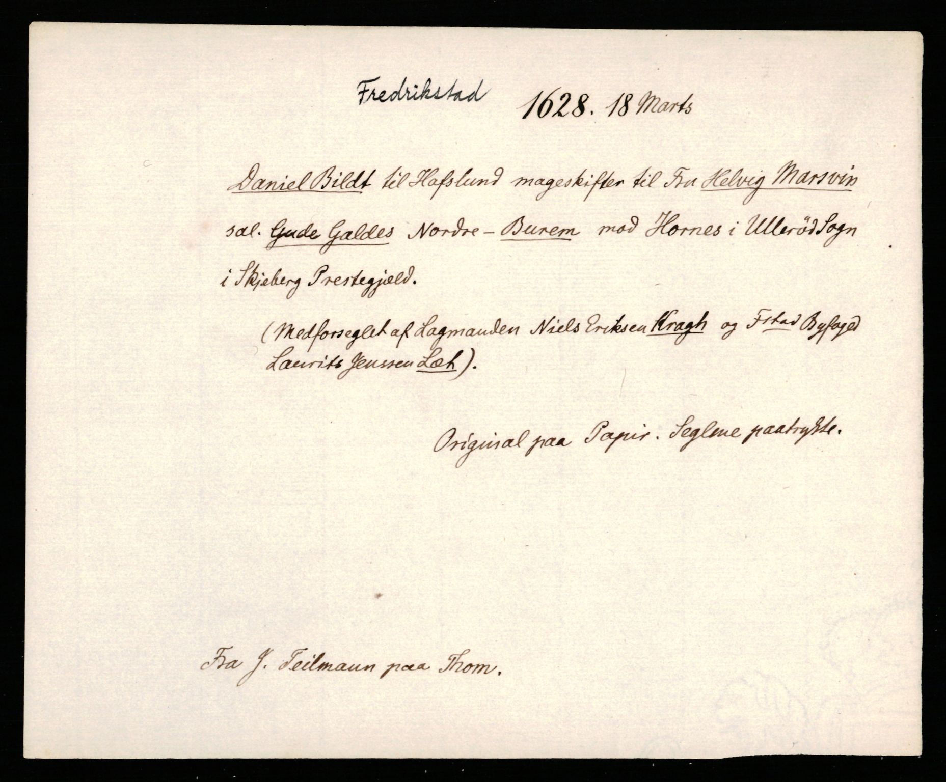 Riksarkivets diplomsamling, AV/RA-EA-5965/F35/F35b/L0007: Riksarkivets diplomer, seddelregister, 1625-1634, p. 171