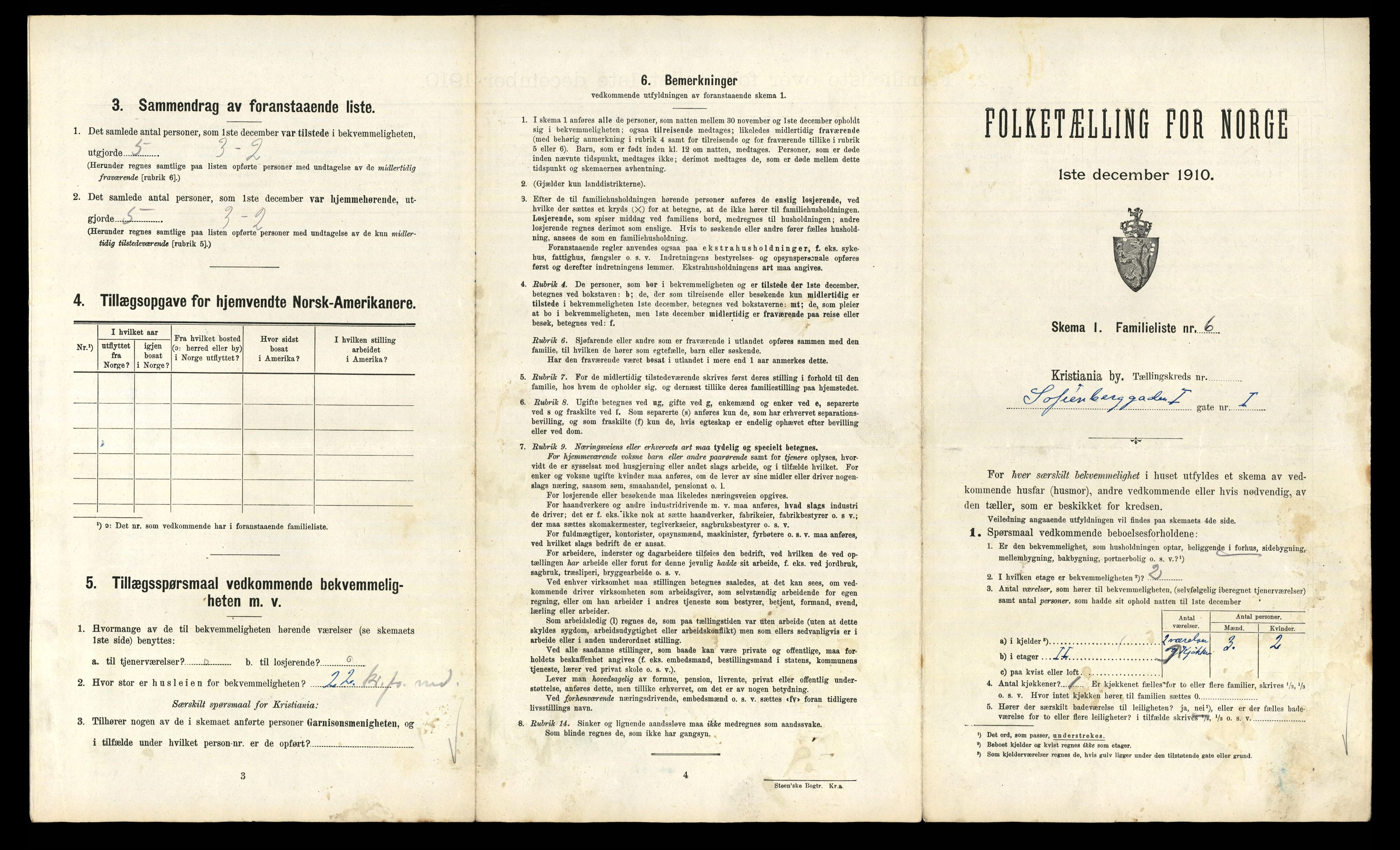 RA, 1910 census for Kristiania, 1910, p. 93655