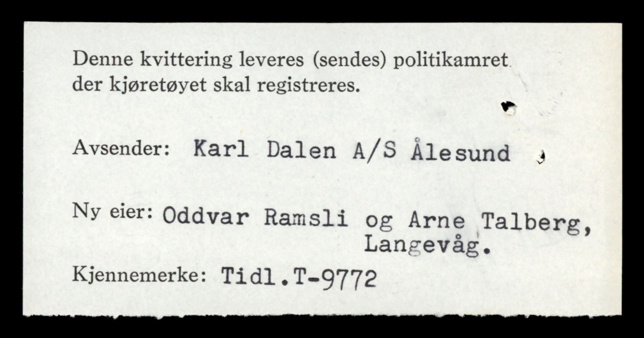 Møre og Romsdal vegkontor - Ålesund trafikkstasjon, AV/SAT-A-4099/F/Fe/L0036: Registreringskort for kjøretøy T 12831 - T 13030, 1927-1998, p. 1224