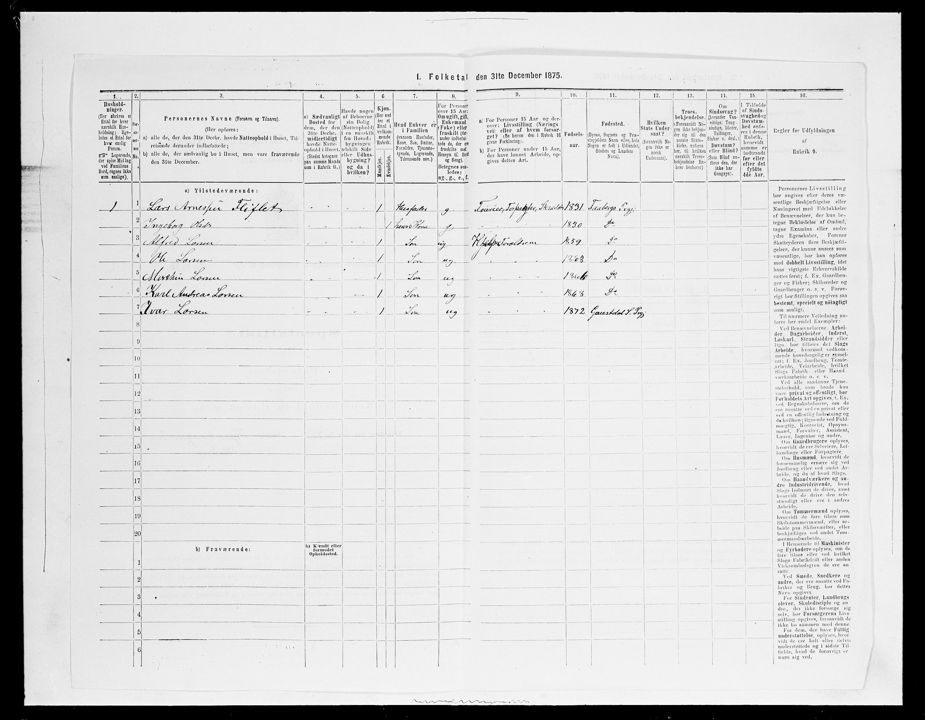 SAH, 1875 census for 0412P Ringsaker, 1875, p. 3546