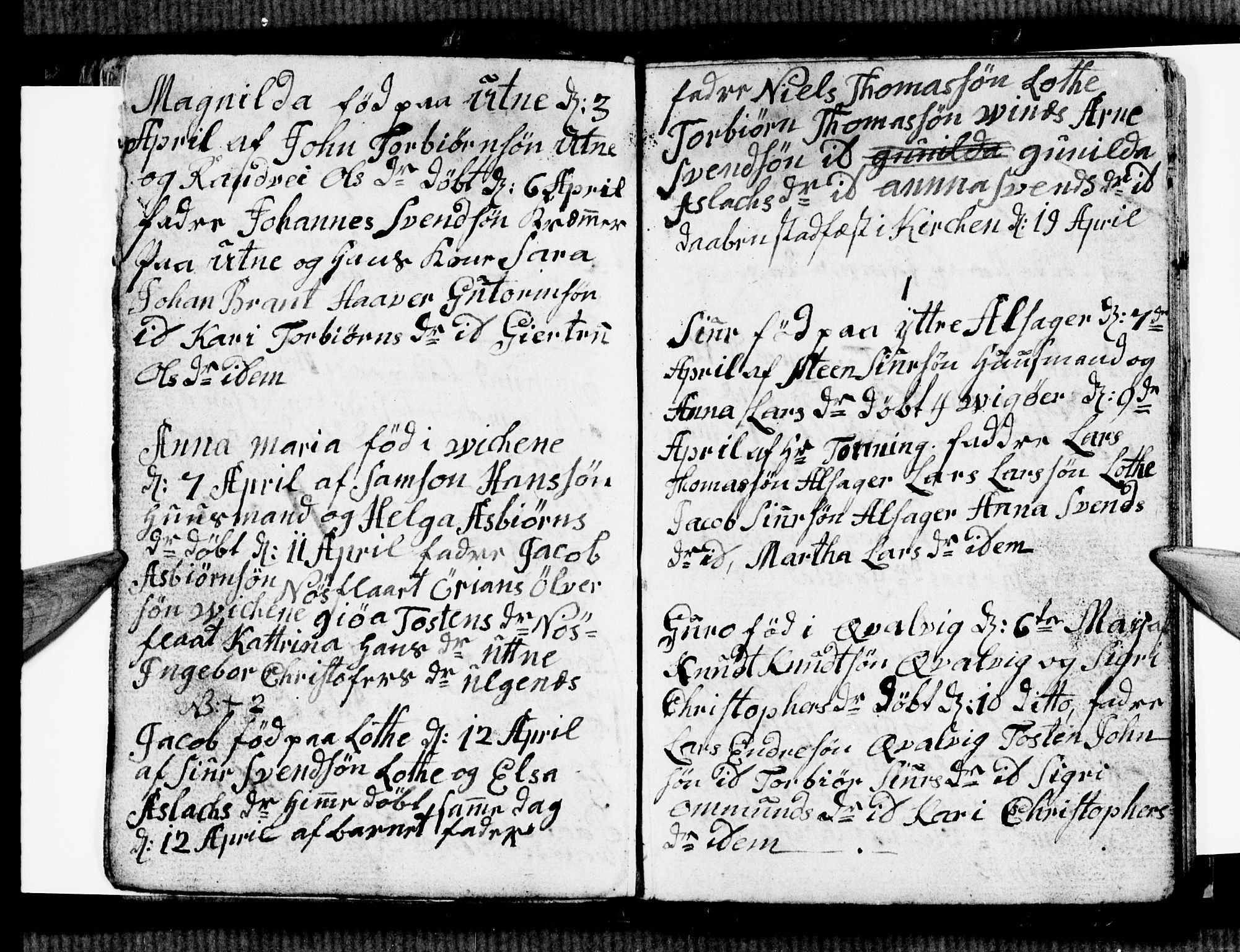 Ullensvang sokneprestembete, AV/SAB-A-78701/H/Hab: Parish register (copy) no. E 4, 1801-1803