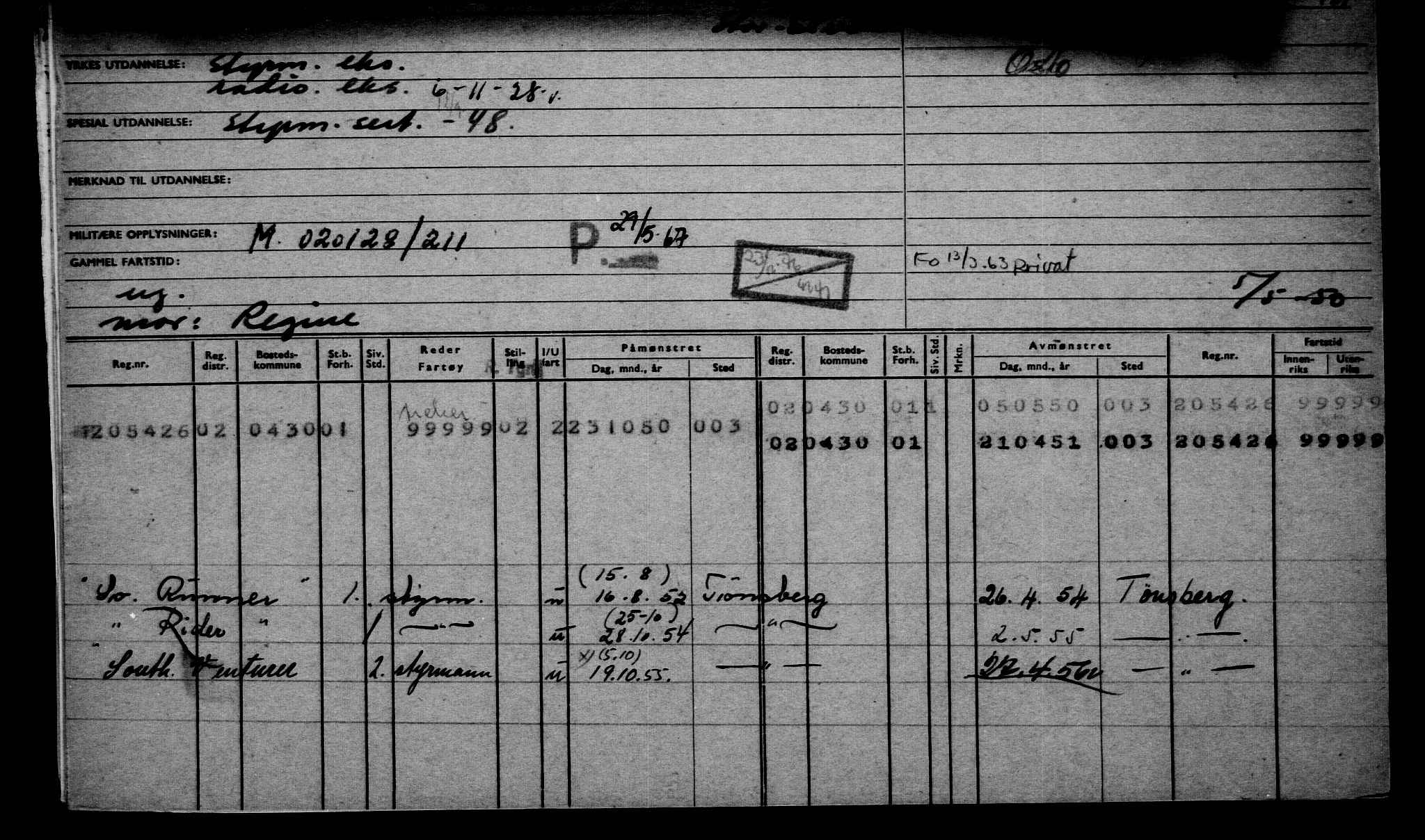 Direktoratet for sjømenn, RA/S-3545/G/Gb/L0072: Hovedkort, 1907, p. 329